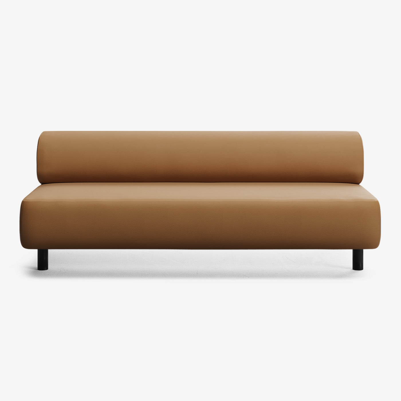 Bolder Sofa 3 Sitzer Leder Walnut