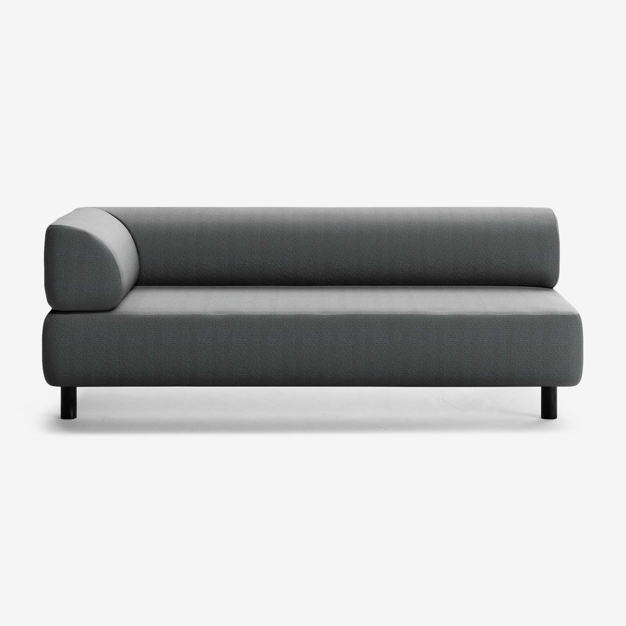 Bolder Sofa 3 Sitzer Links Loop Charcoal