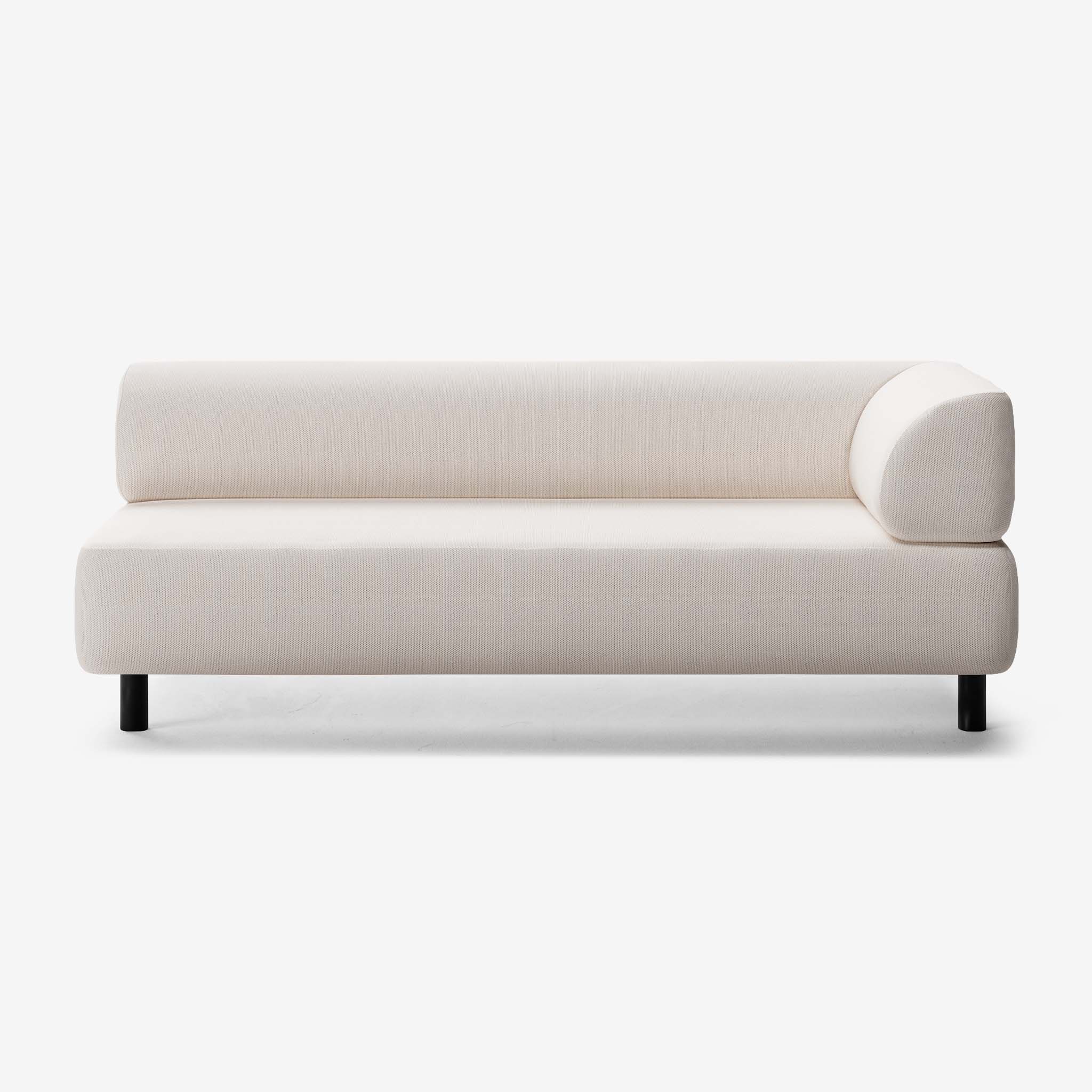 Bolder Sofa 3 Sitzer Rechts Arc Frame Schwarz