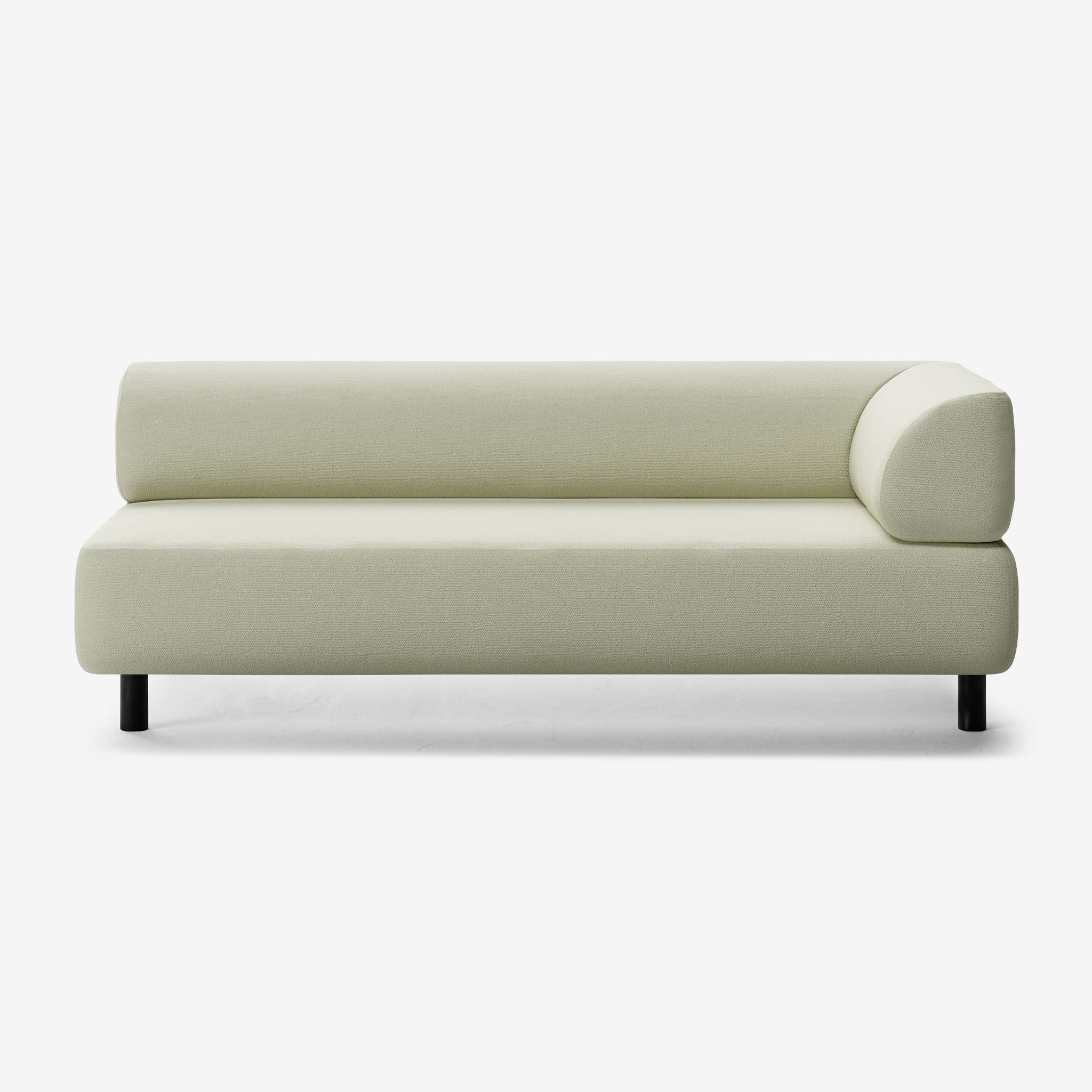 Bolder Sofa 3 Sitzer Rechts Heritage Moss Schwarz