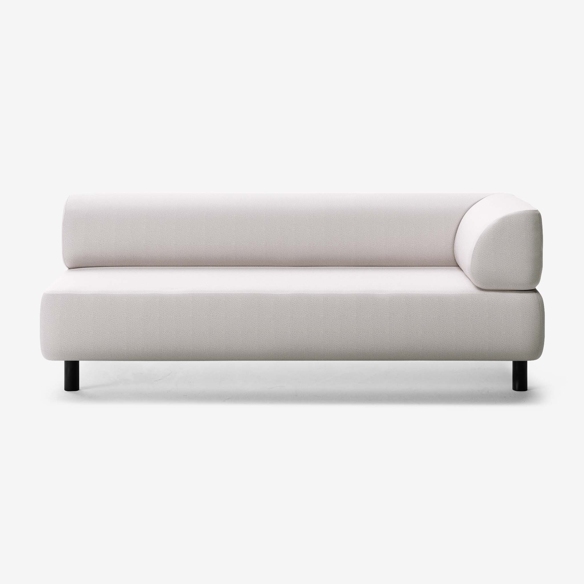Bolder Sofa 3 Sitzer Rechts Loop Marble Schwarz