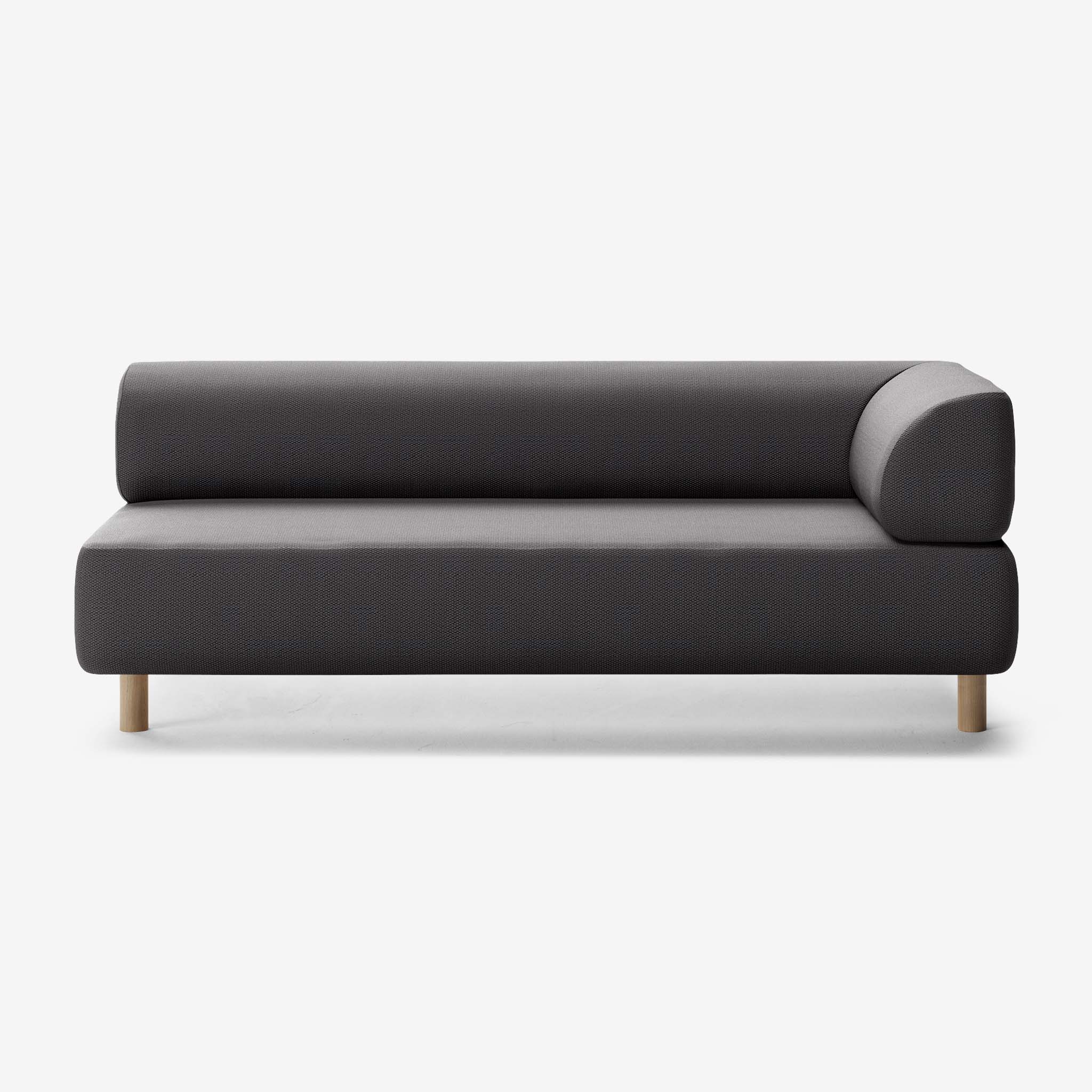 Bolder Sofa 3 Sitzer Rechts Loop Shadow Eiche