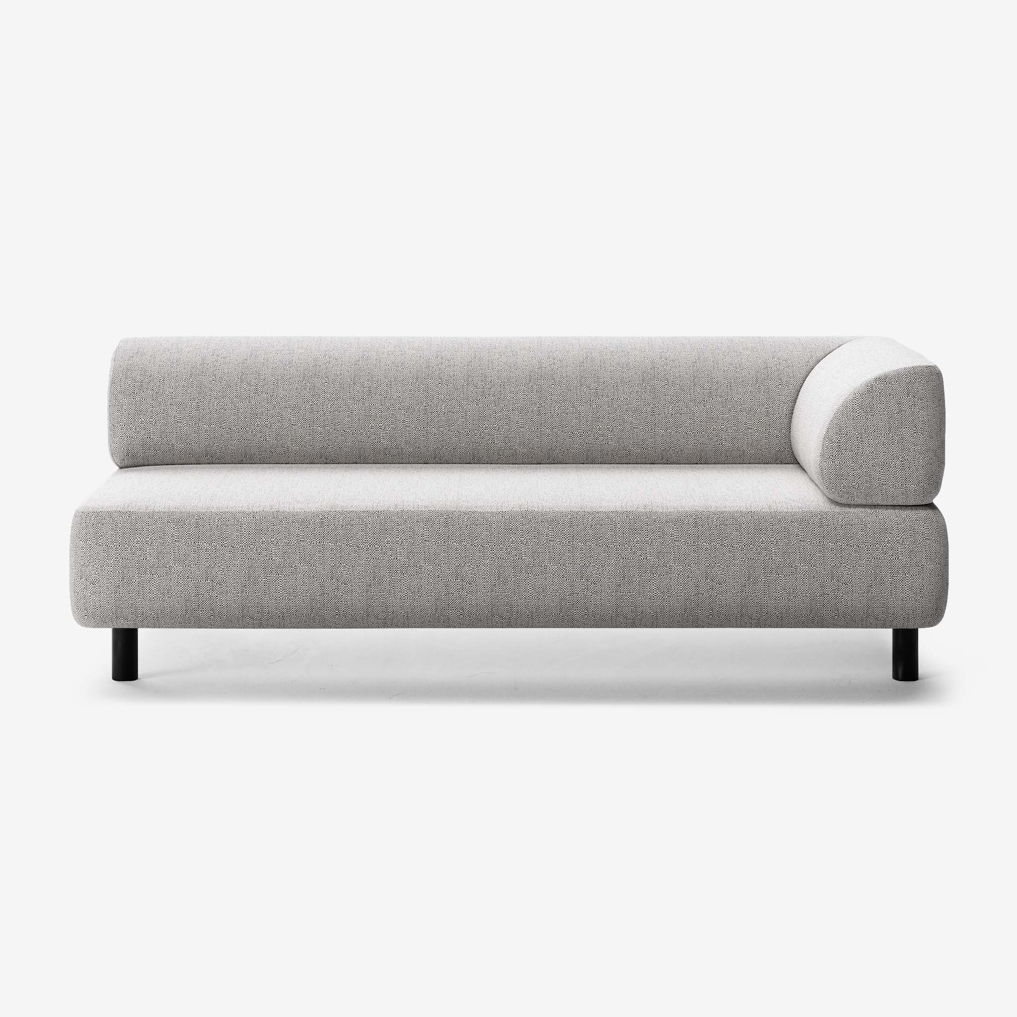 Bolder Sofa 3 Sitzer Rechts Savant Nimbus Schwarz