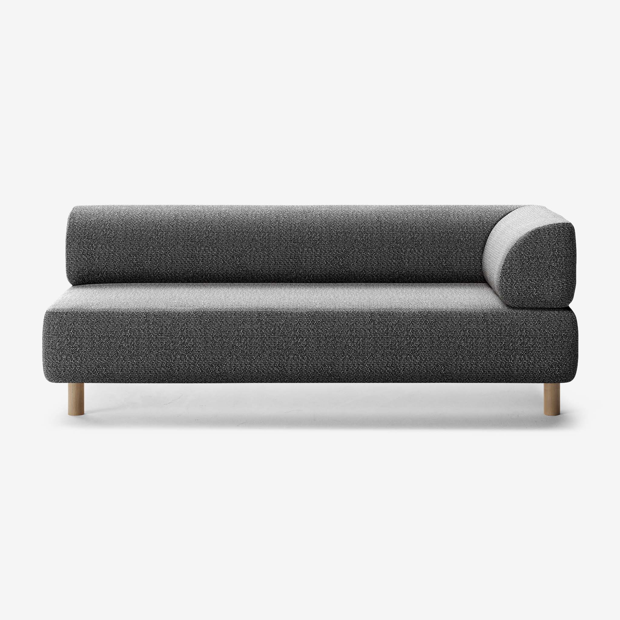 Bolder Sofa 3 Sitzer Rechts Savant Tornado Eiche