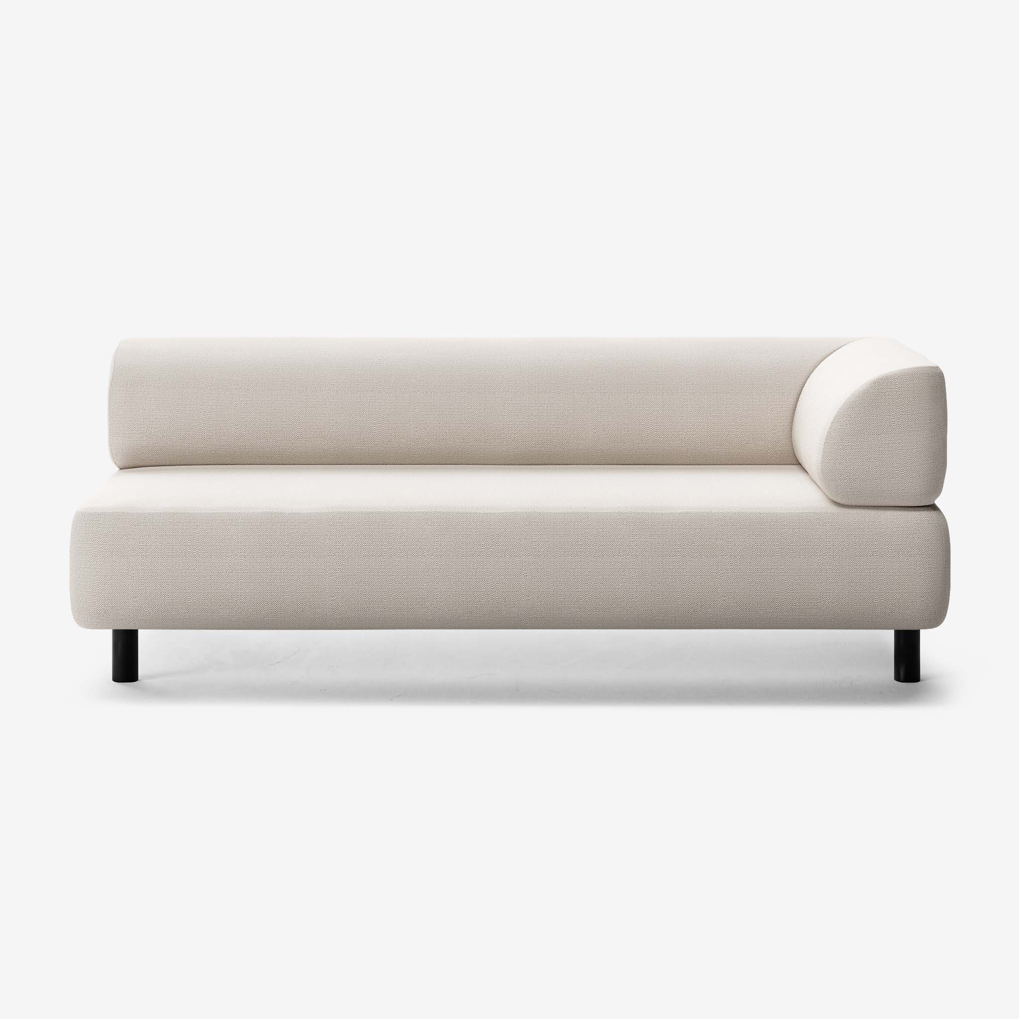 Bolder Sofa 3 Sitzer Rechts Savant Whisper Schwarz