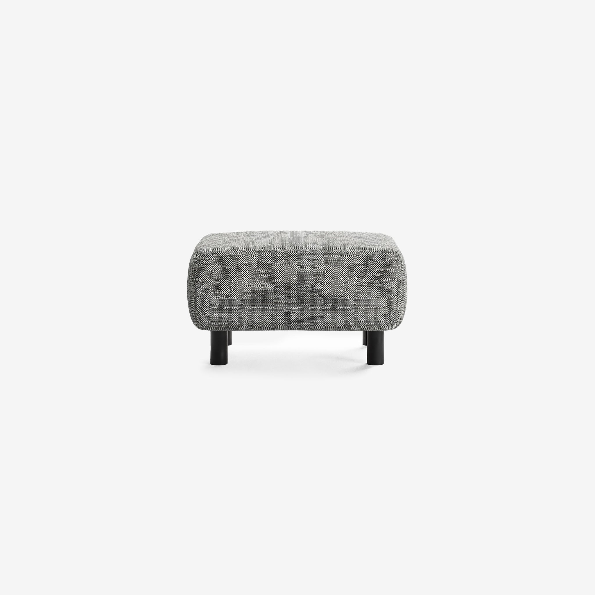 Bolder Sofa Hocker Savant Zinc Schwarz