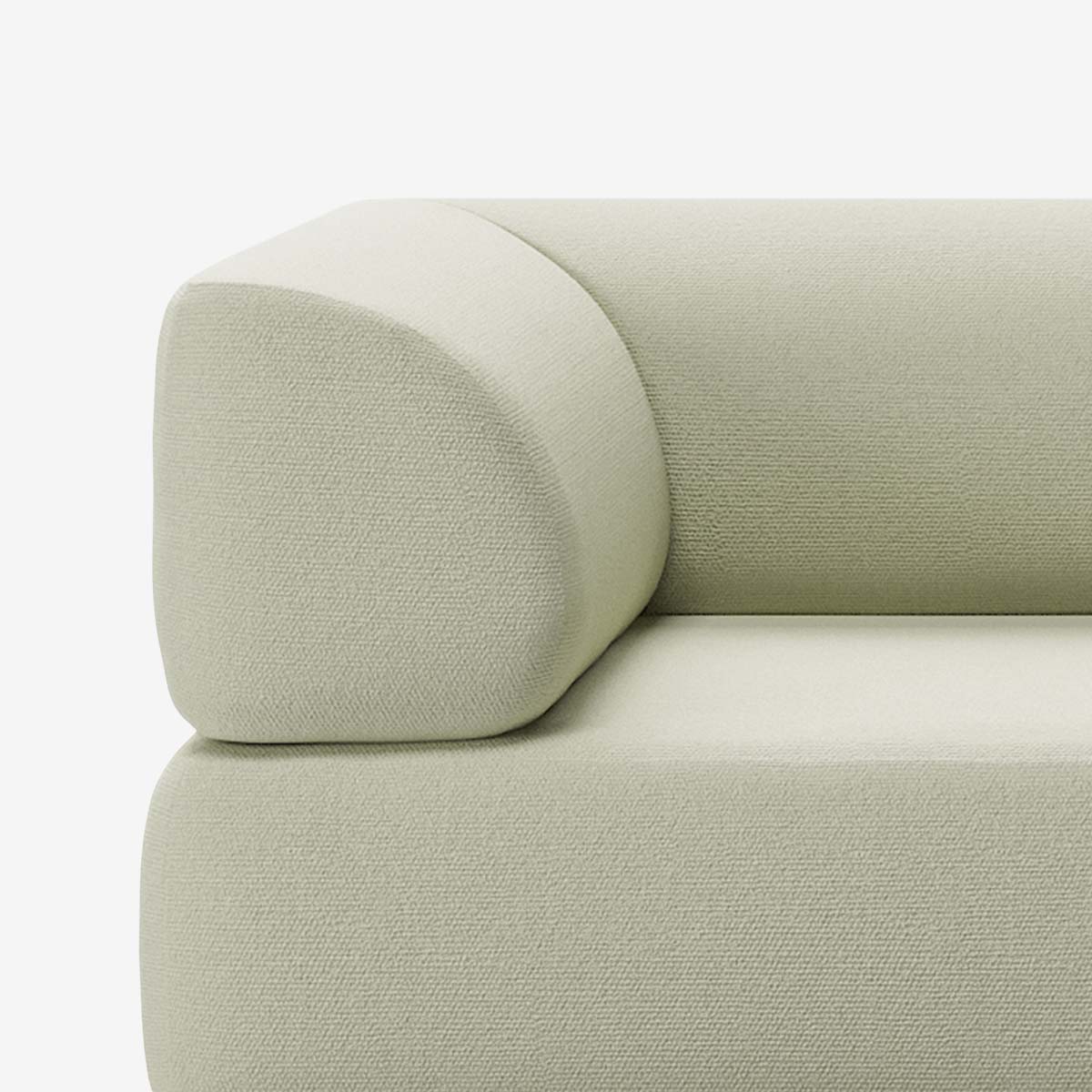 Bolder Sofa Mit Armlehne Heritage Moss Detail Links