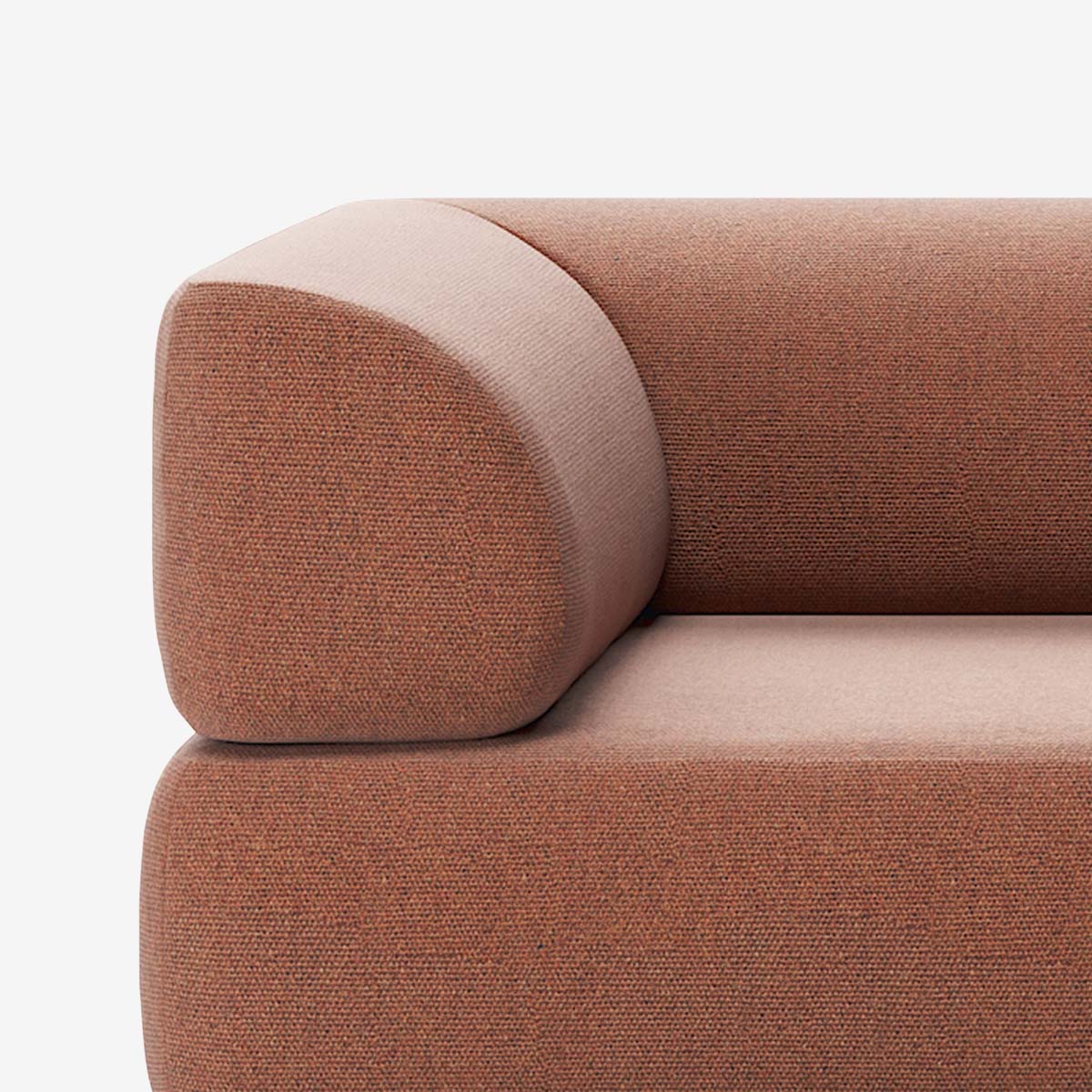 Bolder Sofa Mit Armlehne Heritage Rust Detail Links