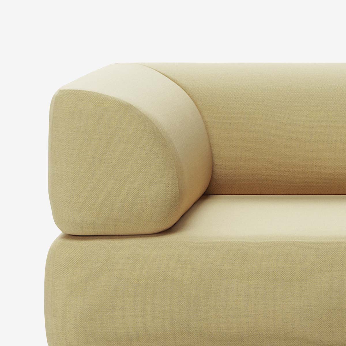 Bolder Sofa Mit Armlehne Nantes Amber Detail Links