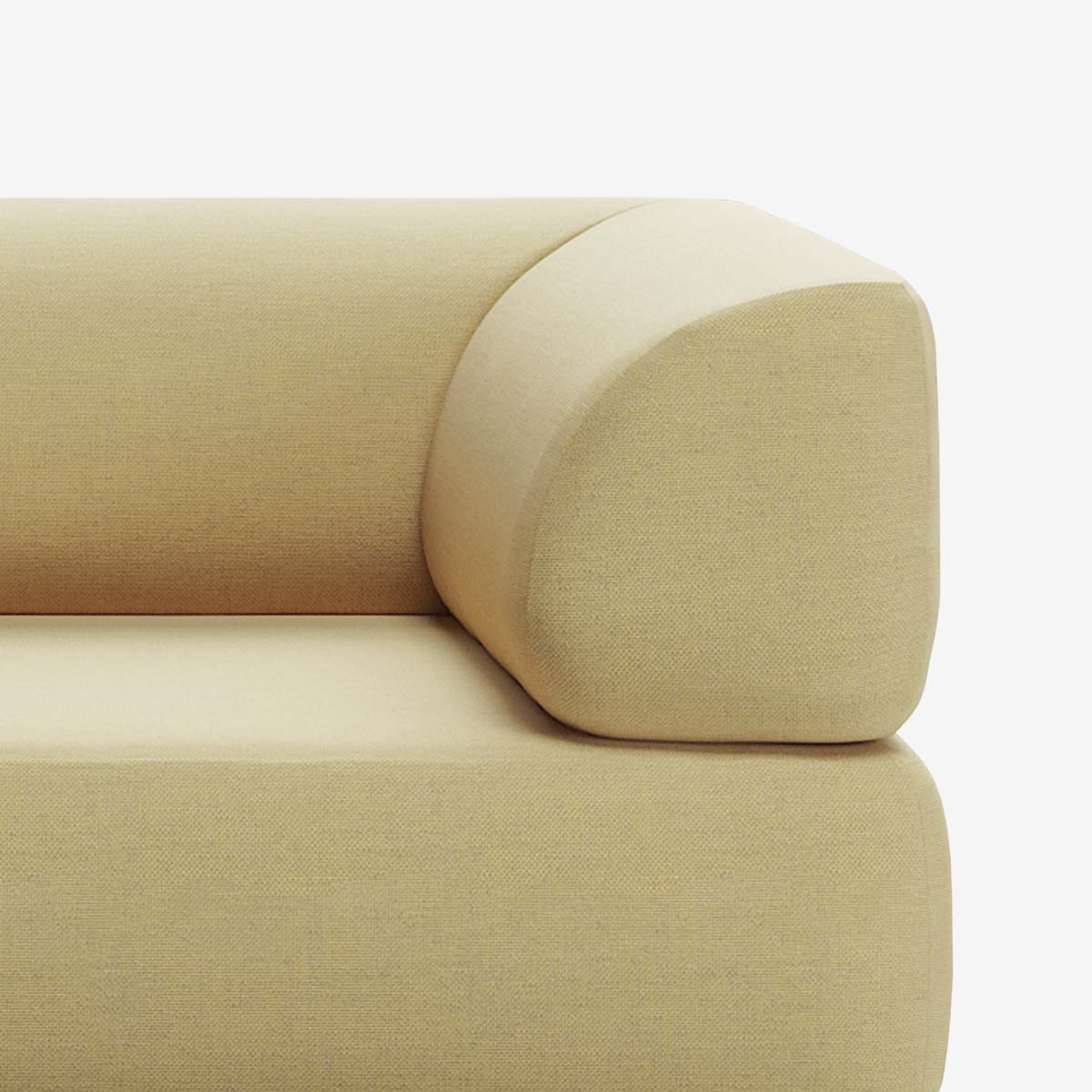 Bolder Sofa Mit Armlehne Nantes Amber Detail Rechts