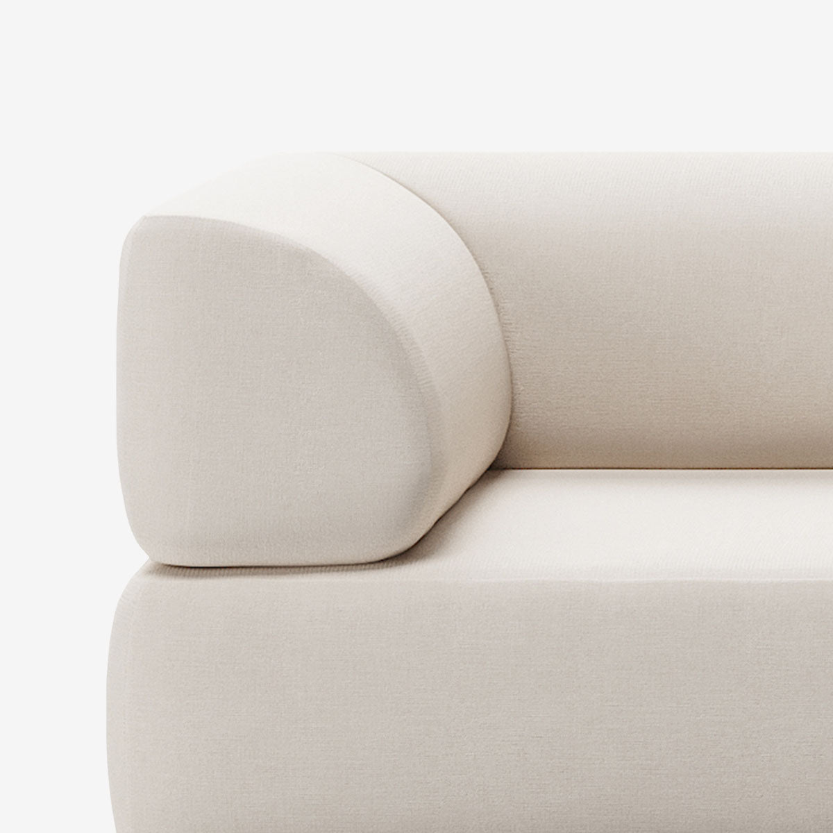 Bolder Sofa Mit Armlehne Nantes Linen Chalk Detail Links