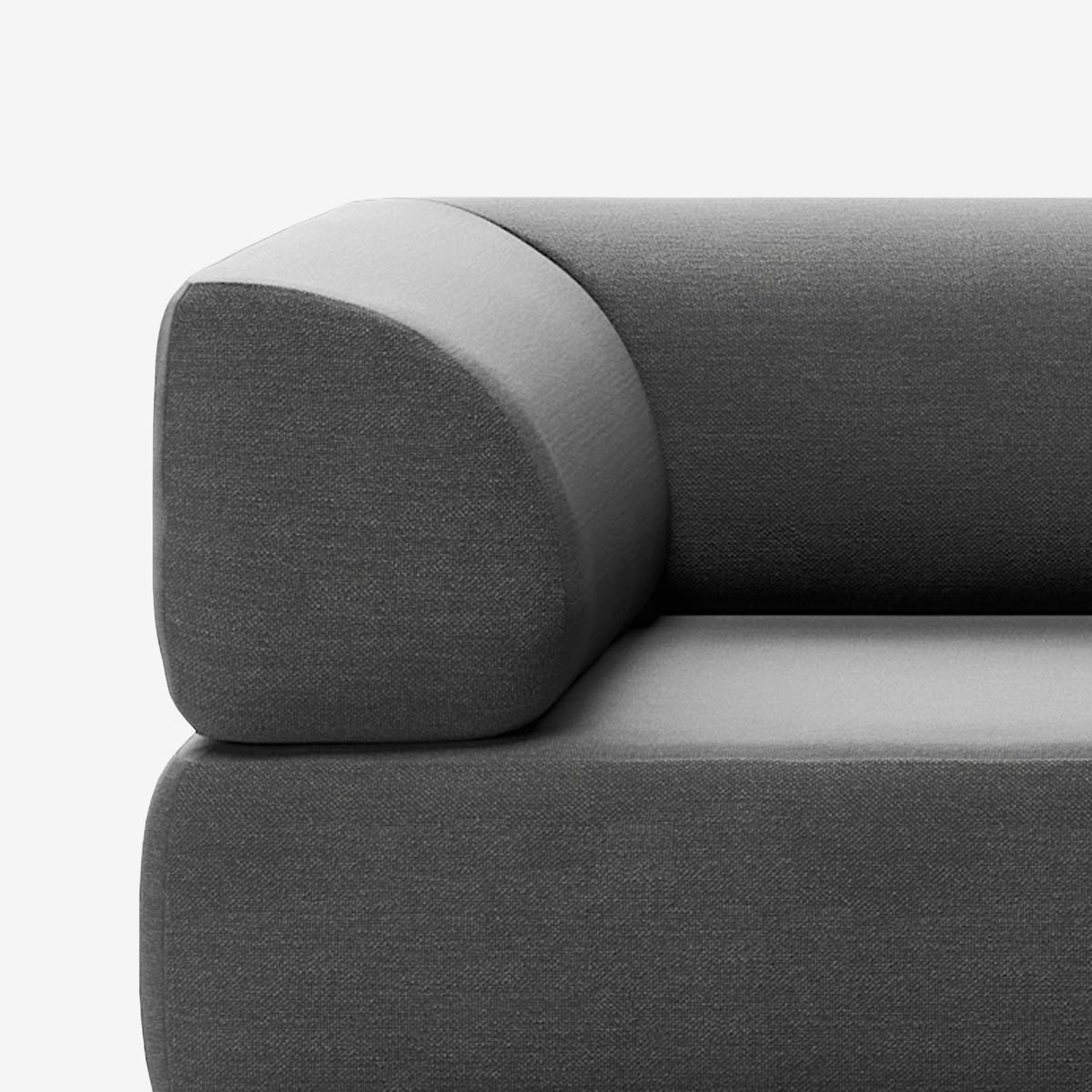 Bolder Sofa Mit Armlehne Nantes Sooty Detail Links