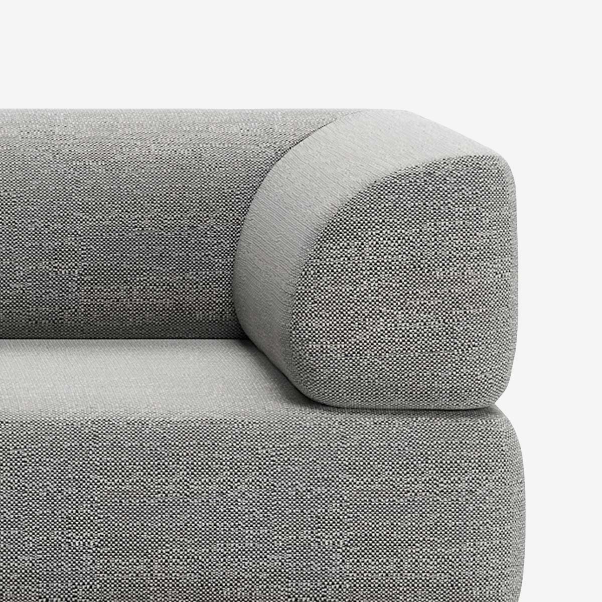 Bolder Sofa Mit Armlehne Savant Zinc Detail Rechts