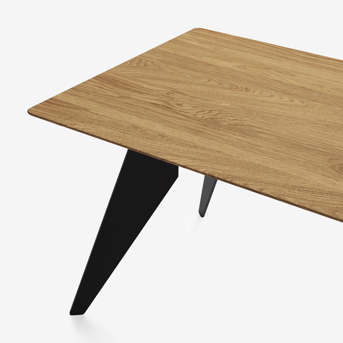 Hoogland Dining Table Black Legs
