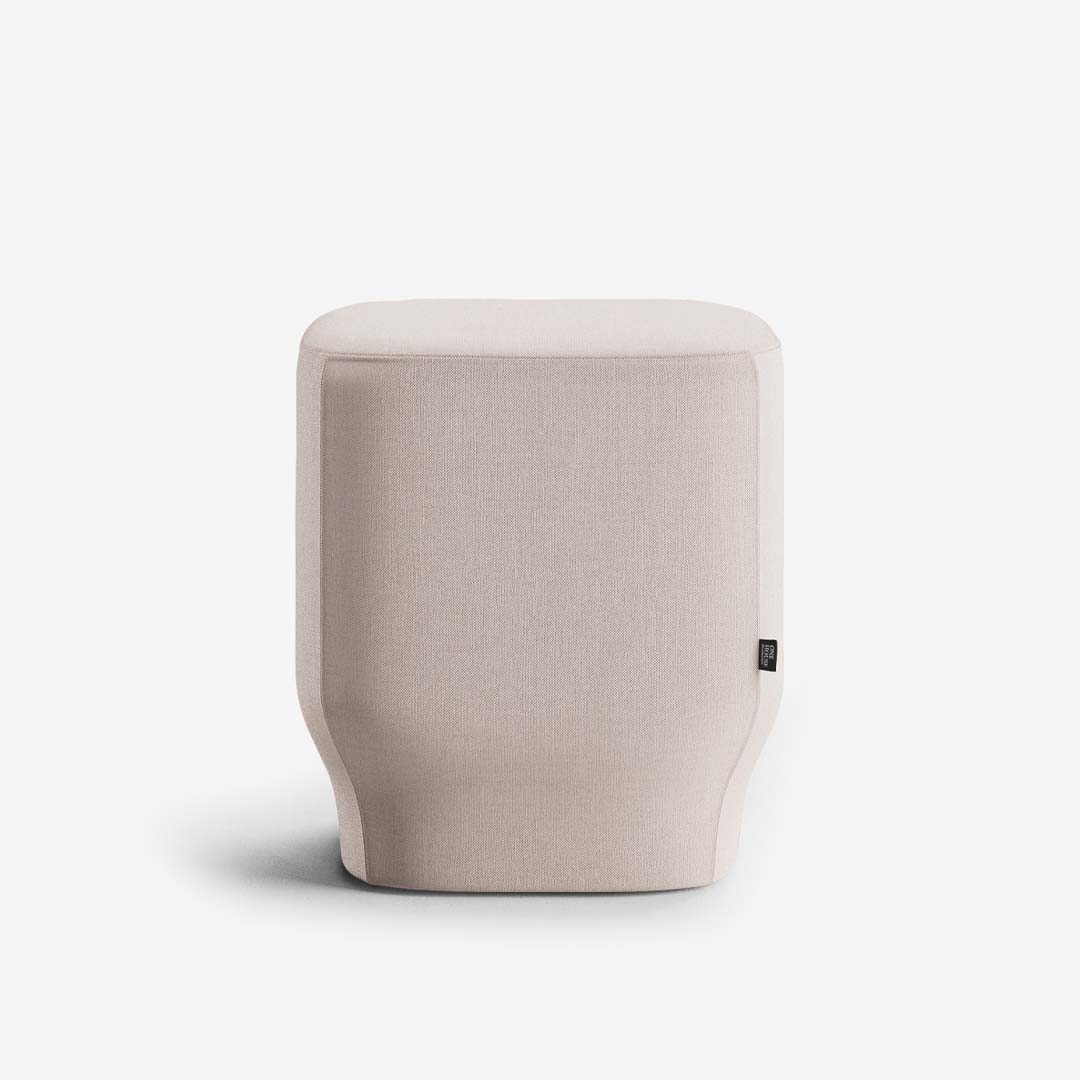 Hansje Pouf Nantes Linen Chalk