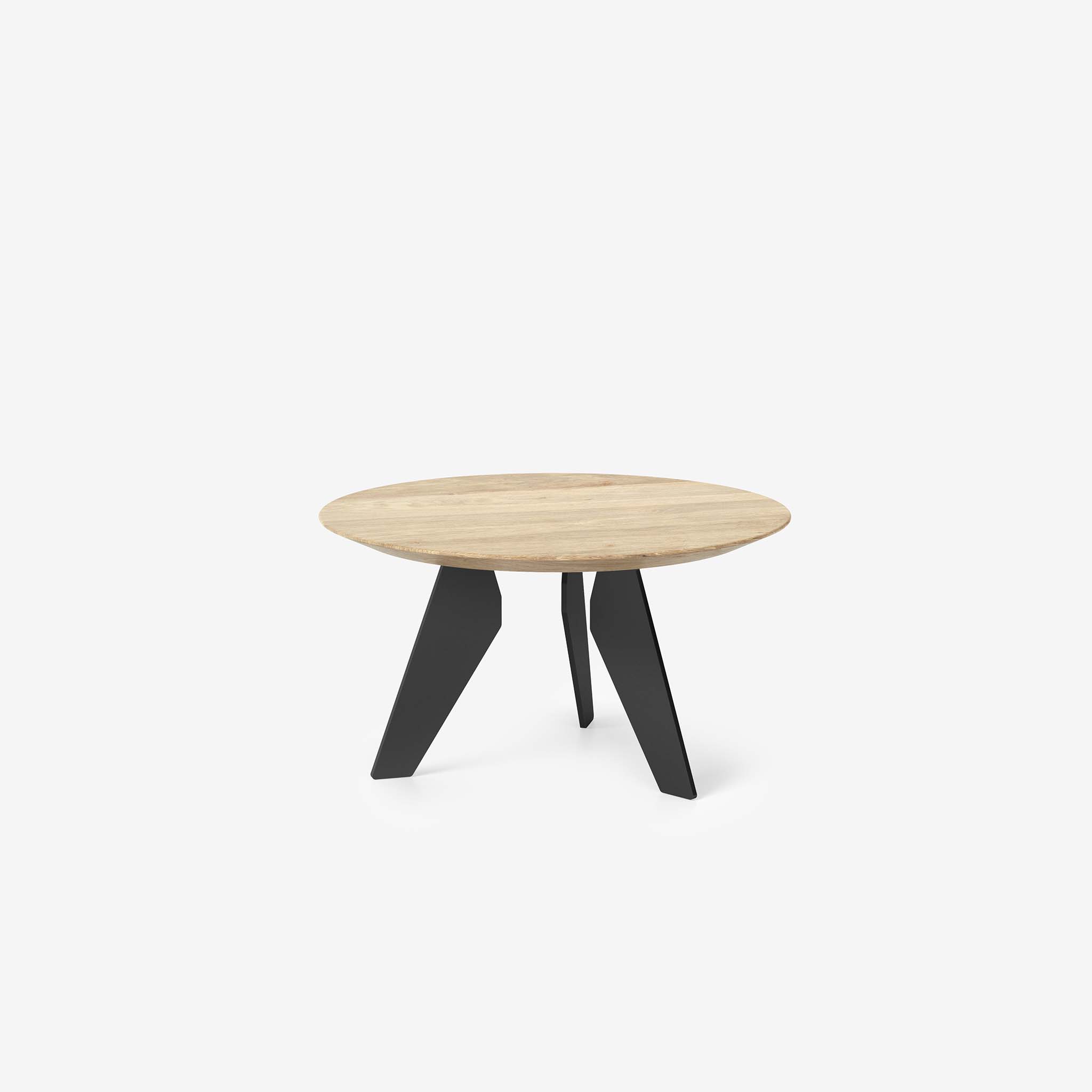 Hoogland Beistelltisch Klein, Farbe Oat, Metall, Schwarz