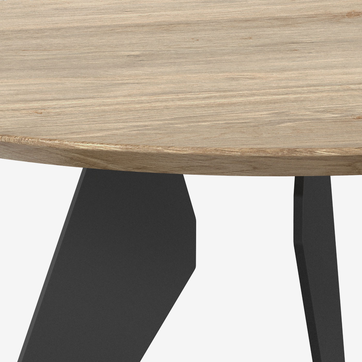 Hoogland Beistelltisch Oat Schwarz Details