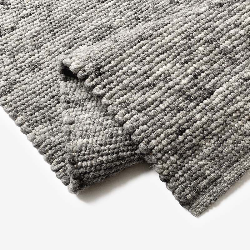 Hugs Wollteppich 140x200 cm (Dunkel Grau)