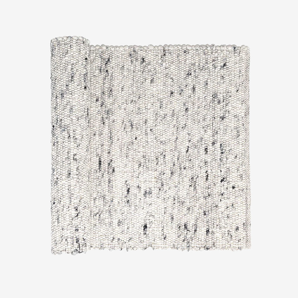 Hugs Wool Rug Light Grey