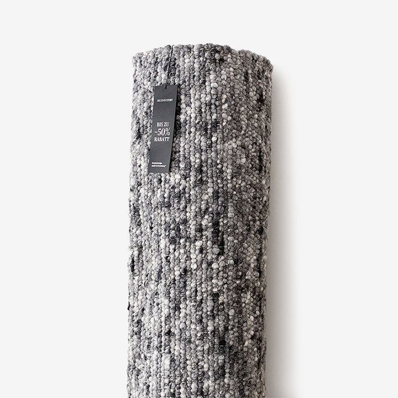 Hugs Wollteppich 140x200 cm (Dunkel Grau)