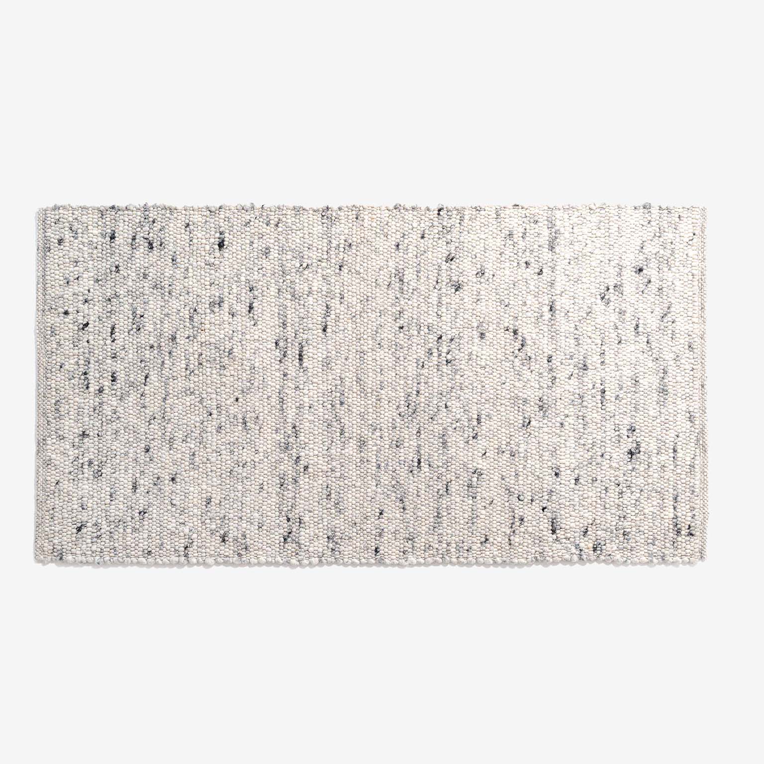 Hugs Wollteppich Leicht Grau Hergestellt in Deutschland