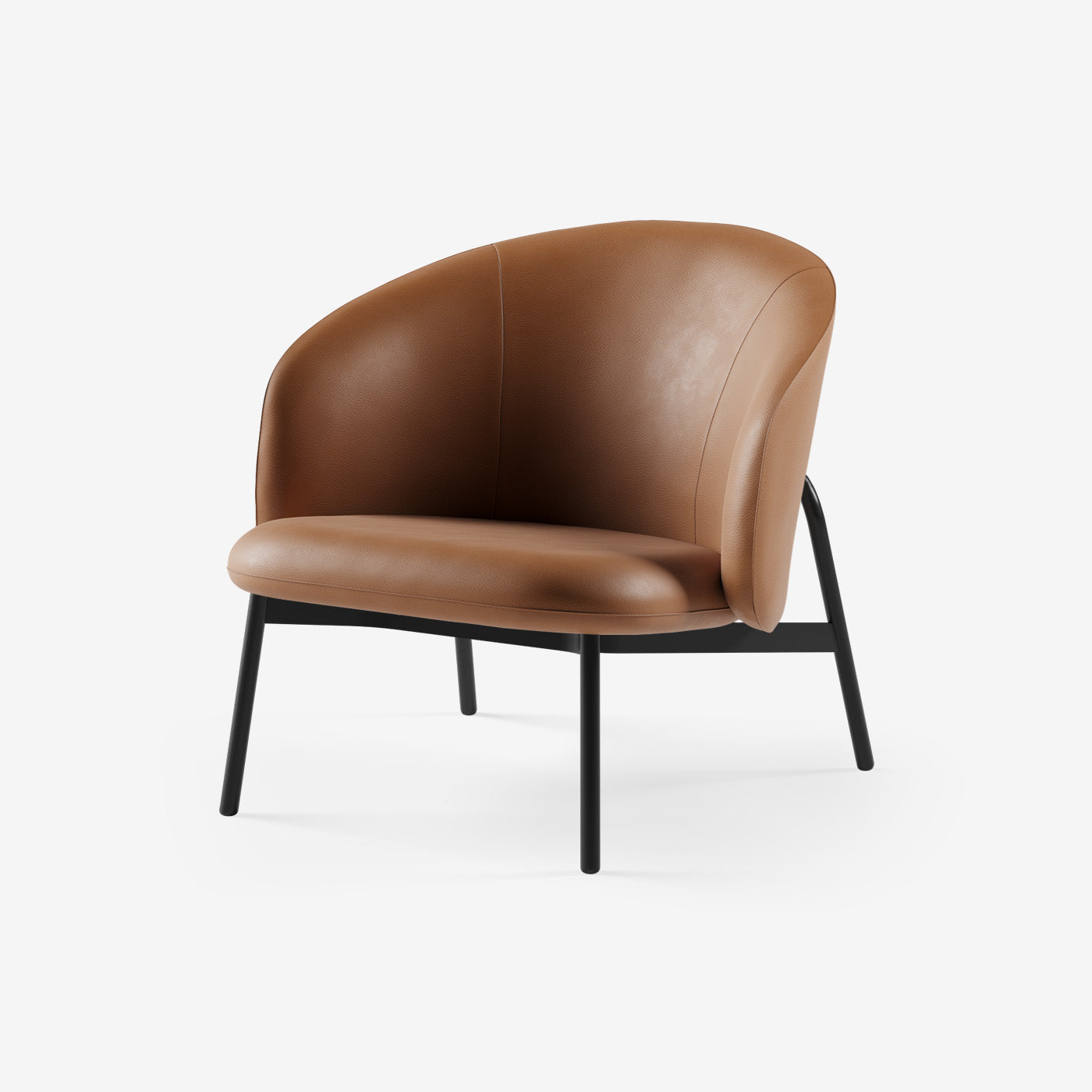 Maatje Loungesessel Leder Cognac