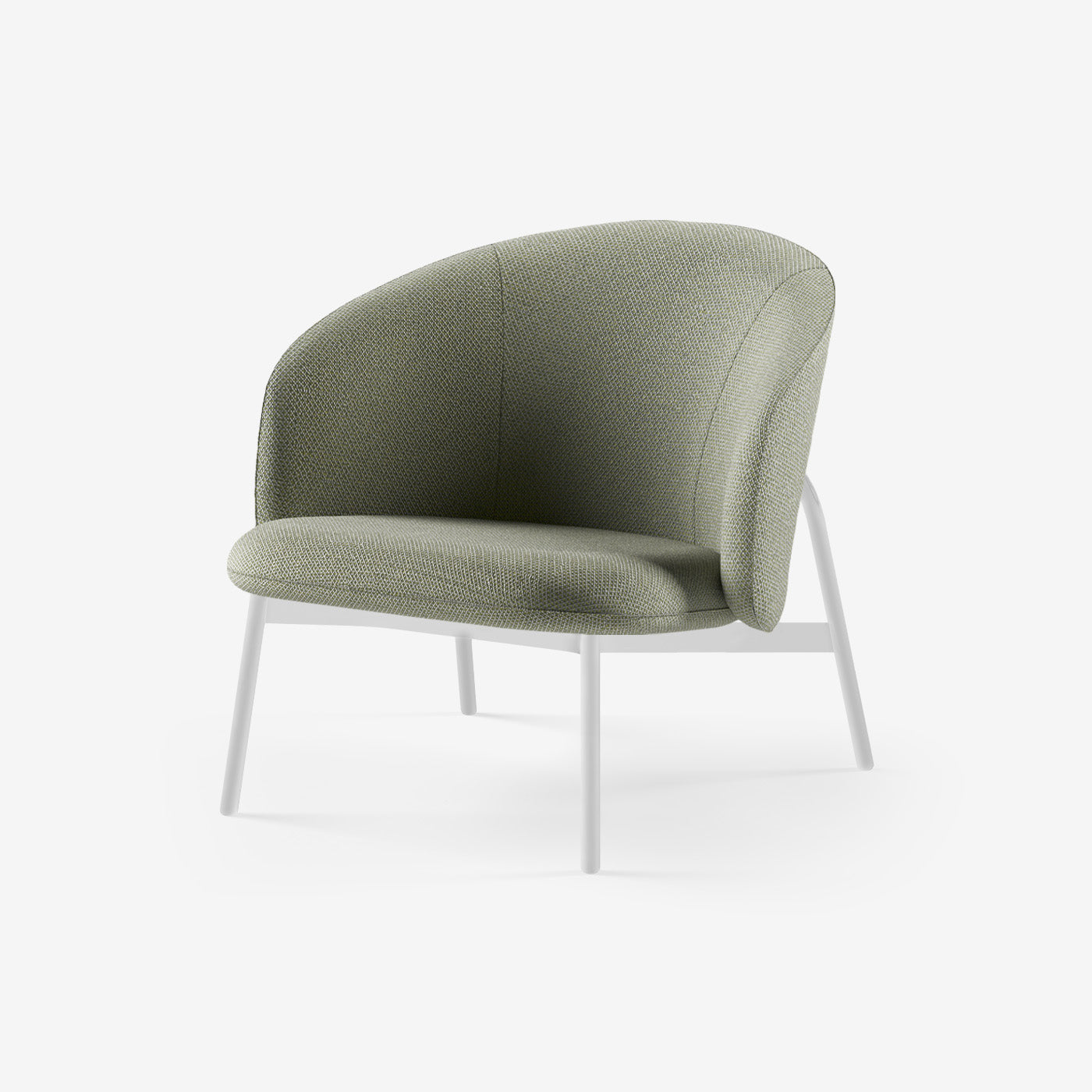 Maatje Loungesessel Weiß Arc Oxide