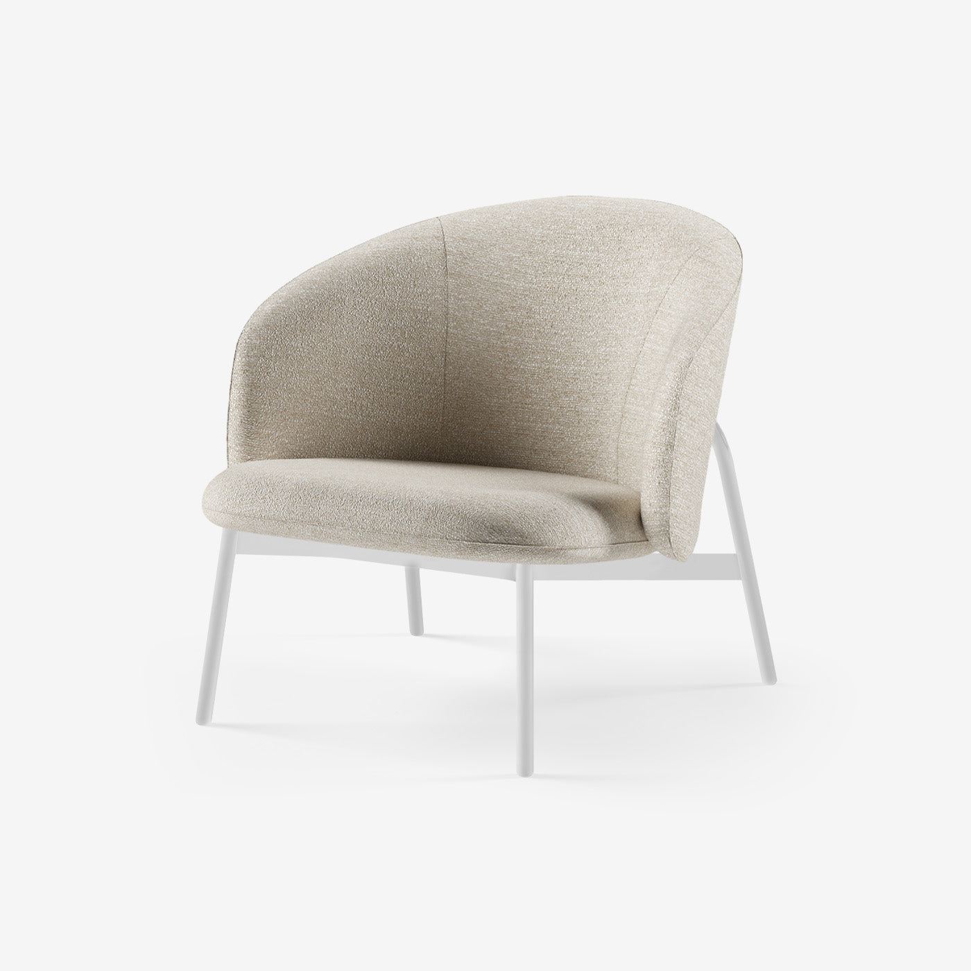 Maatje Loungesessel Weiß Tundra Gypsum
