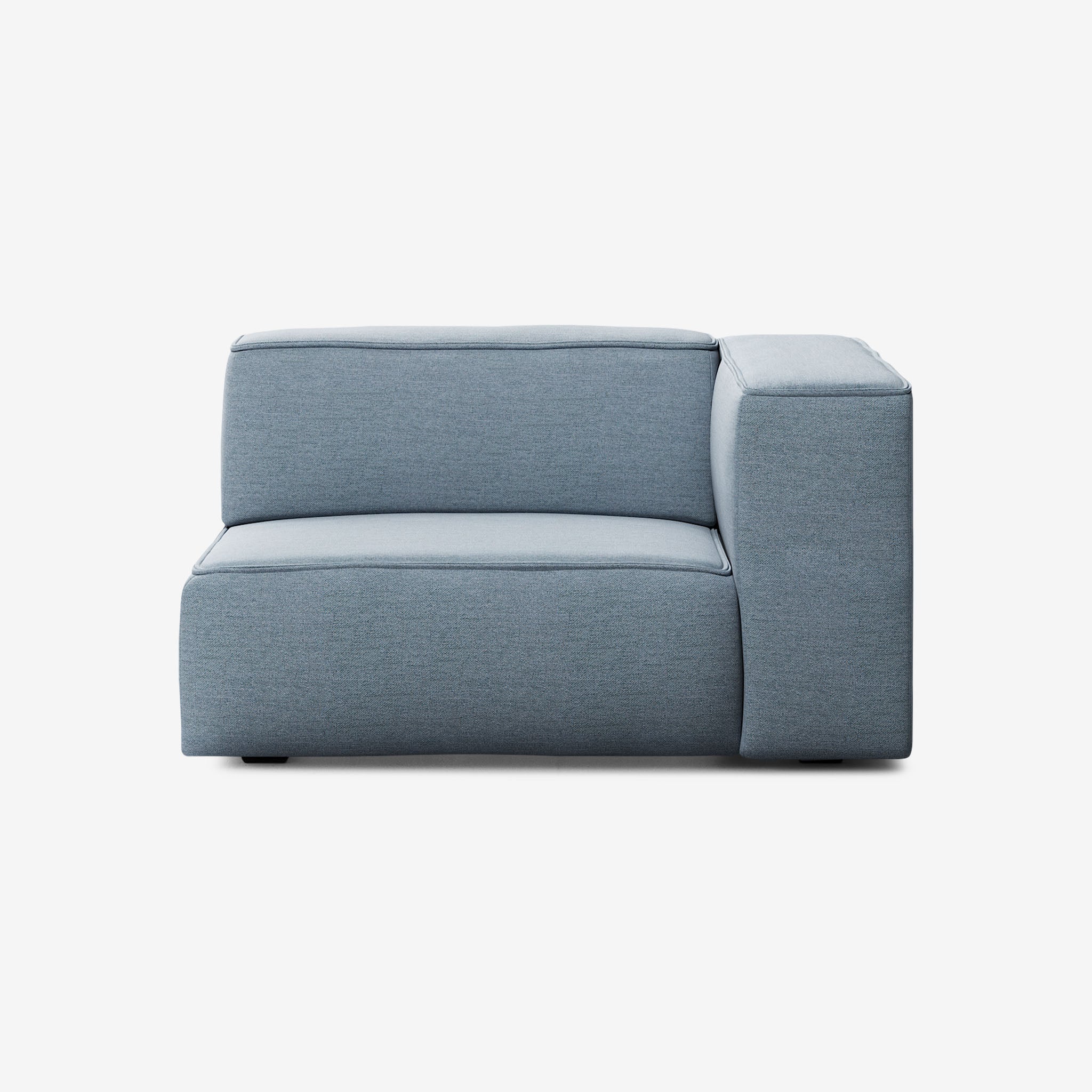 Meester Sofa 1,5 Sitzer Rechts Nantes Carbon Sky
