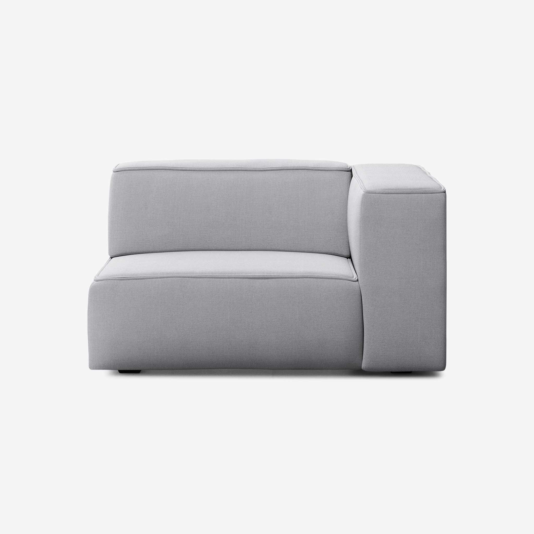 Meester Sofa 1,5 Sitzer Rechts Nantes Grey Chine