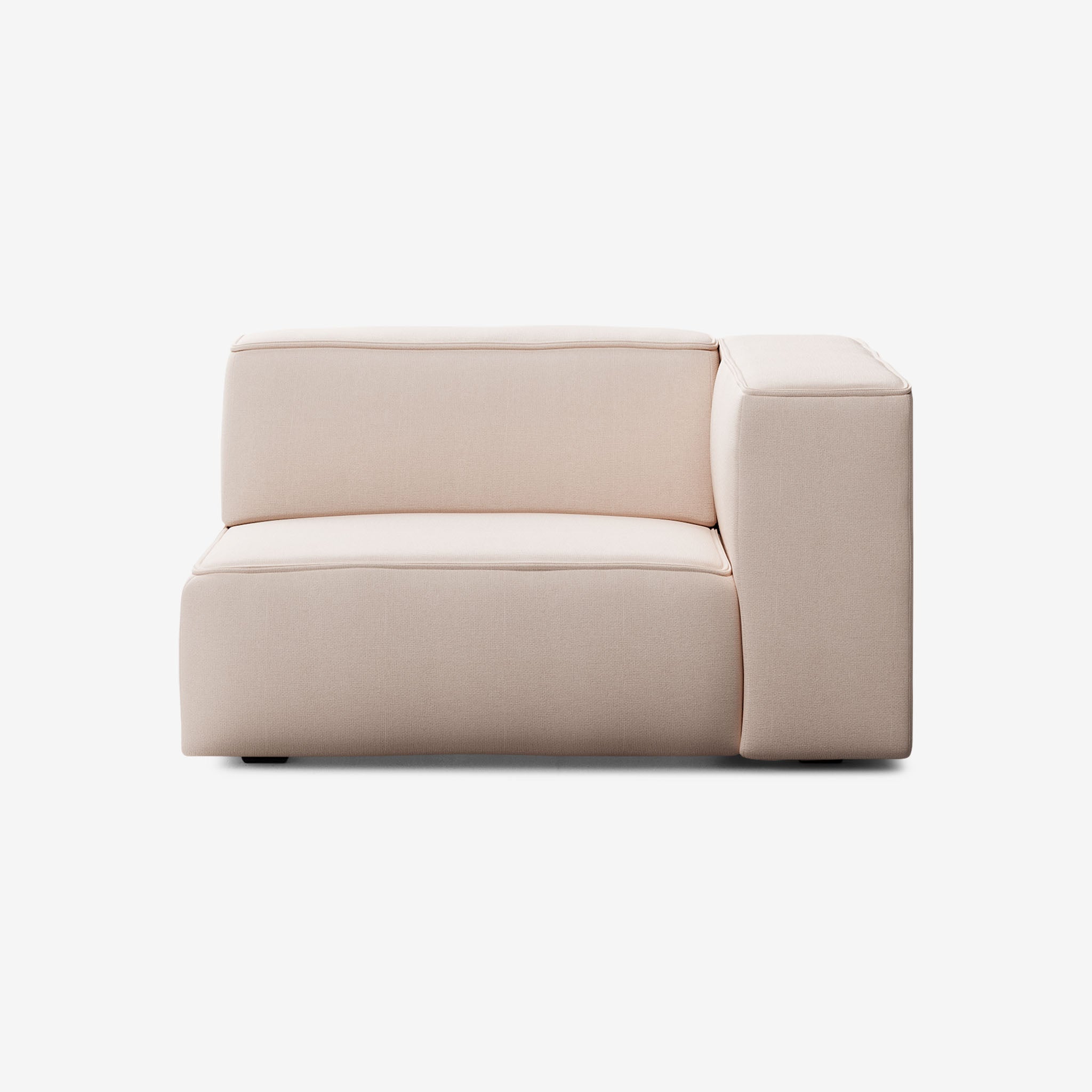 Meester Sofa 1,5 Sitzer Rechts Nantes Linen Chalk