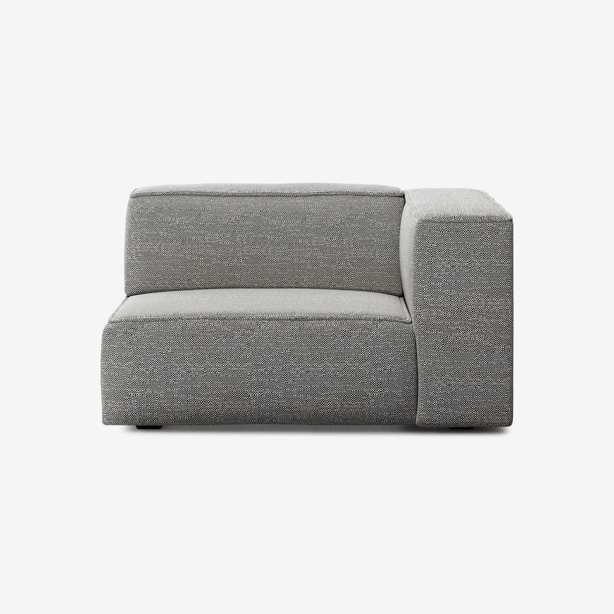 Meester Sofa 1,5 Sitzer Rechts Savant Zinc