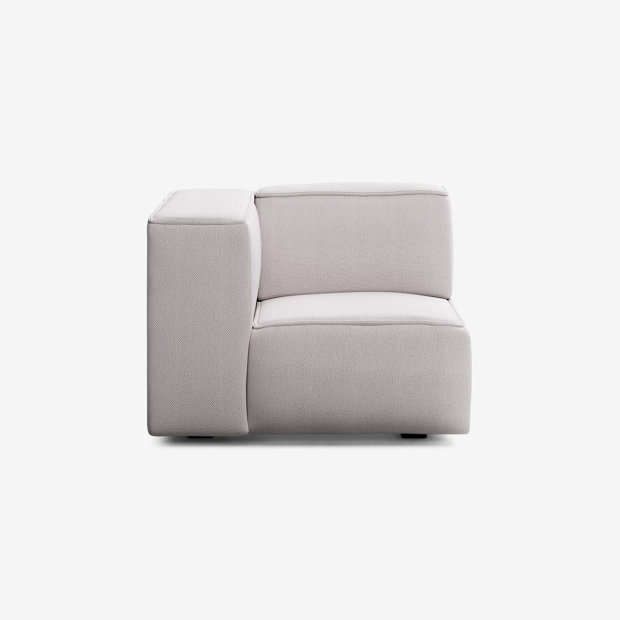 Meester Sofa 1 Sitzer Links Arc Concrete