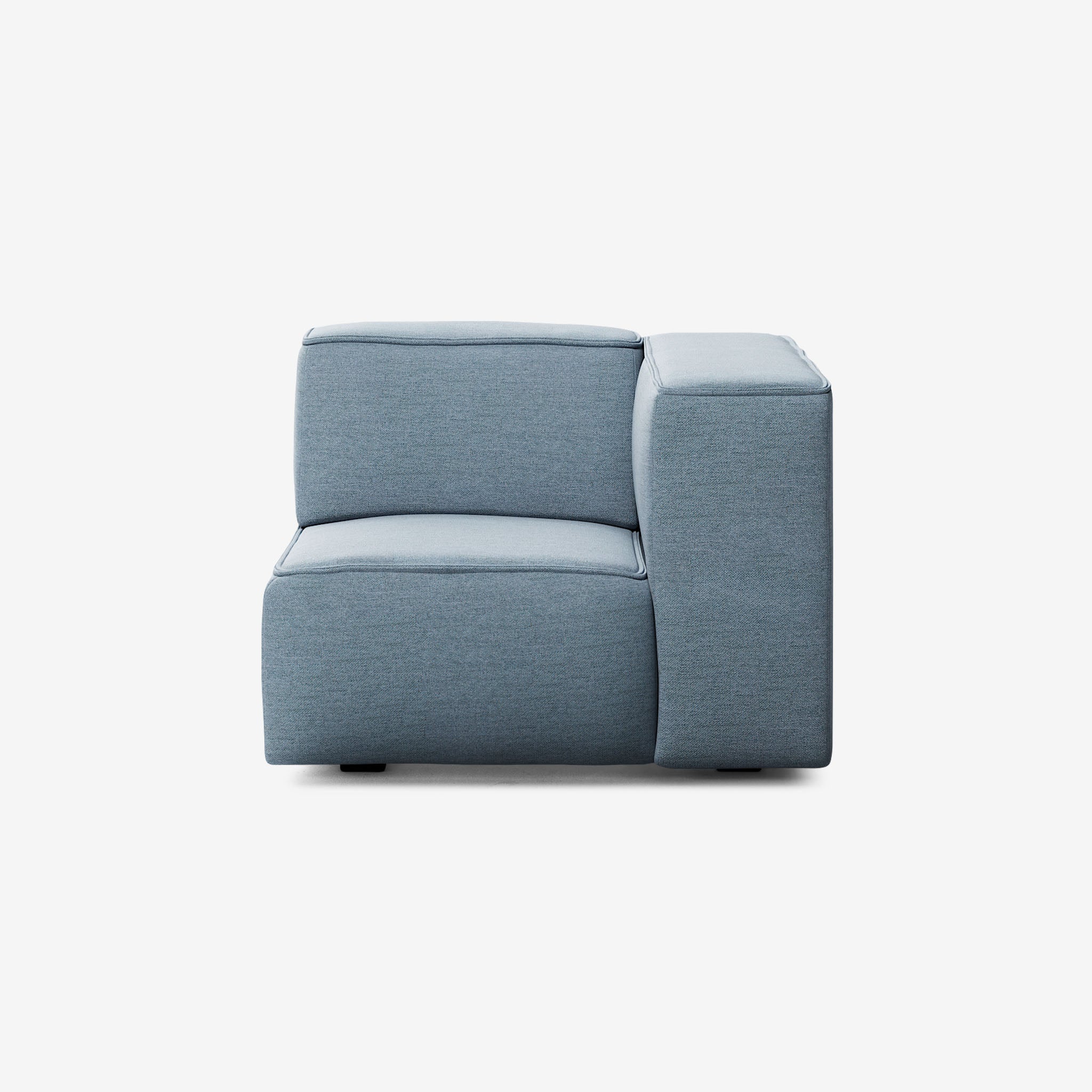 Meester Sofa 1 Sitzer Rechts Nantes Carbon Sky