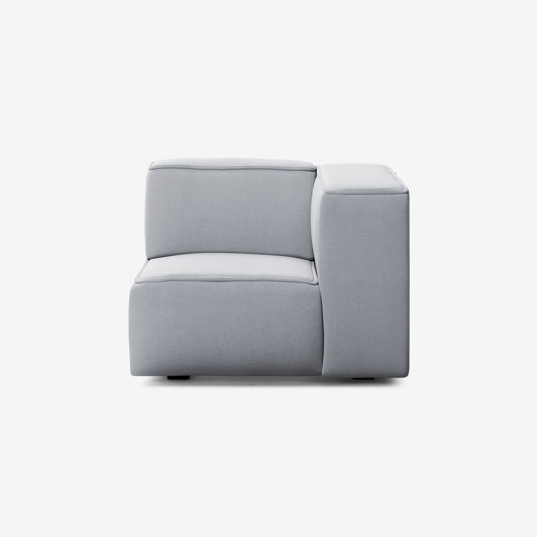 Meester Sofa 1 Sitzer Rechts Nantes Grey Chine
