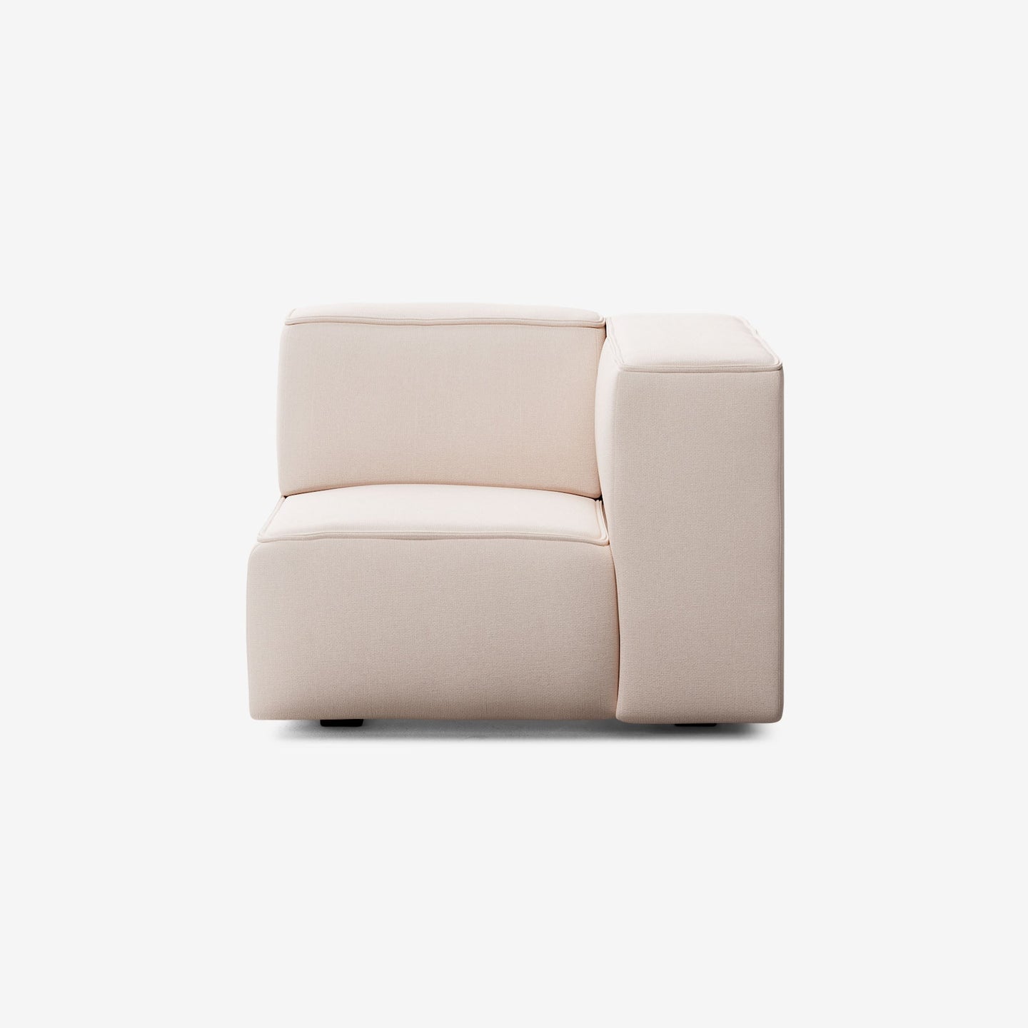 Meester Sofa 1 Sitzer Rechts Nantes Linen Chalk