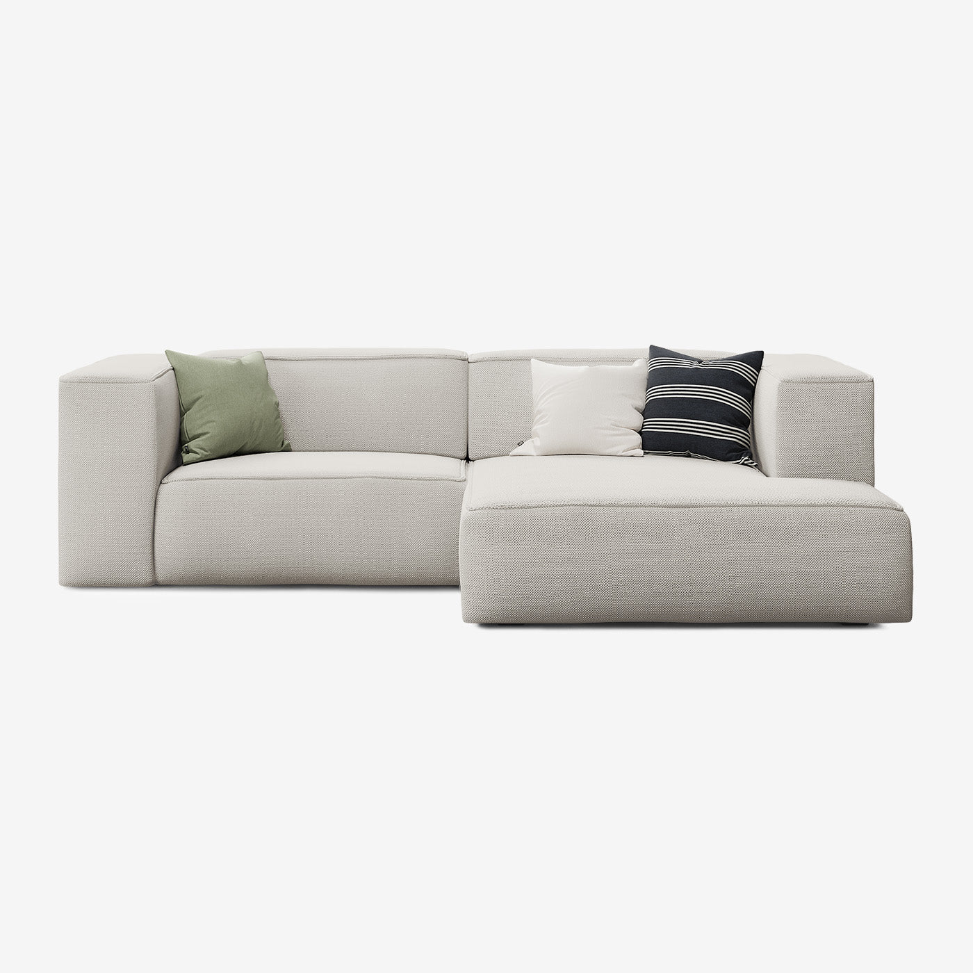 Meester Sofa 254x165 cm 3-Sitzer Rechts Savant Grey