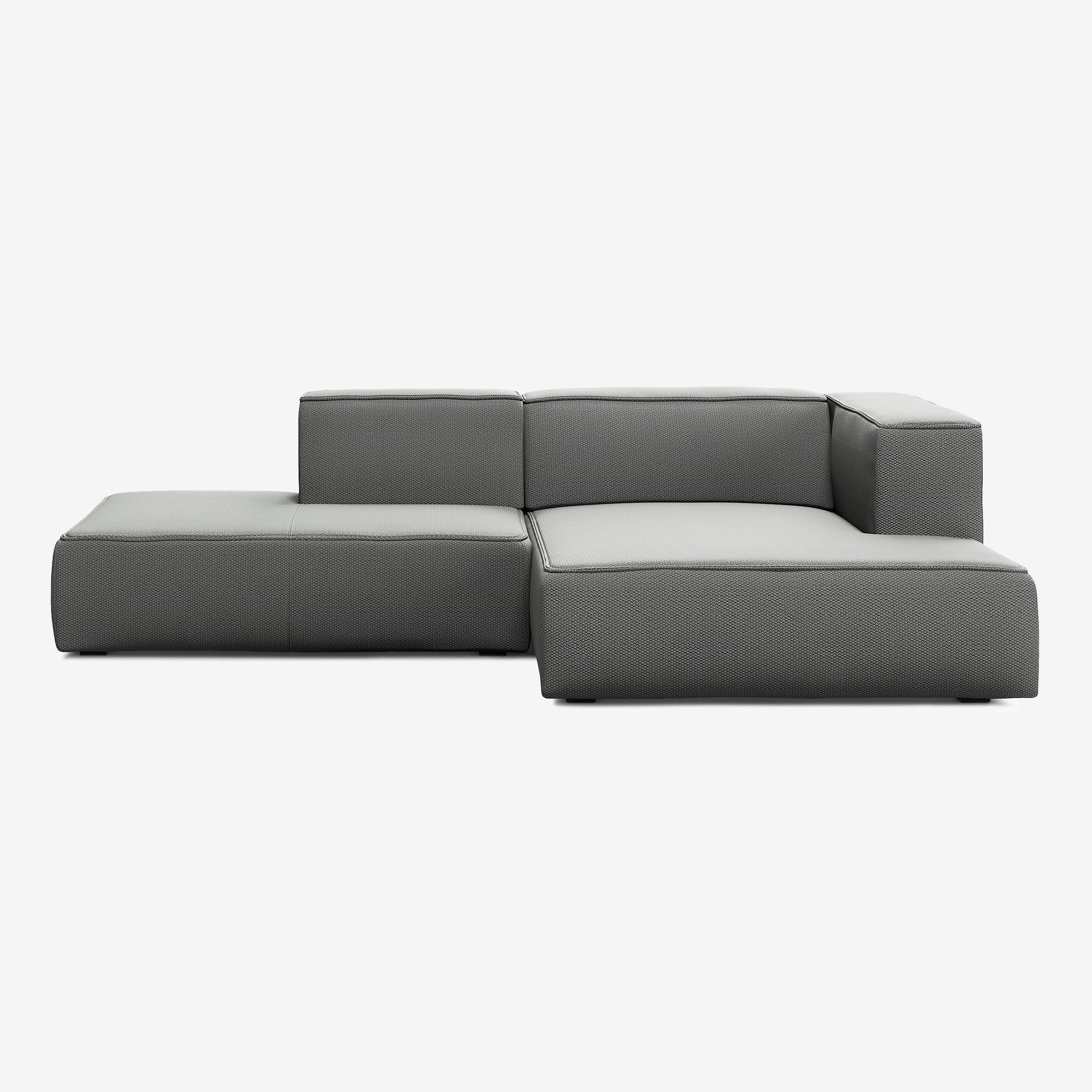 Meester Sofa 263x165 Loop Charcoal Rechts