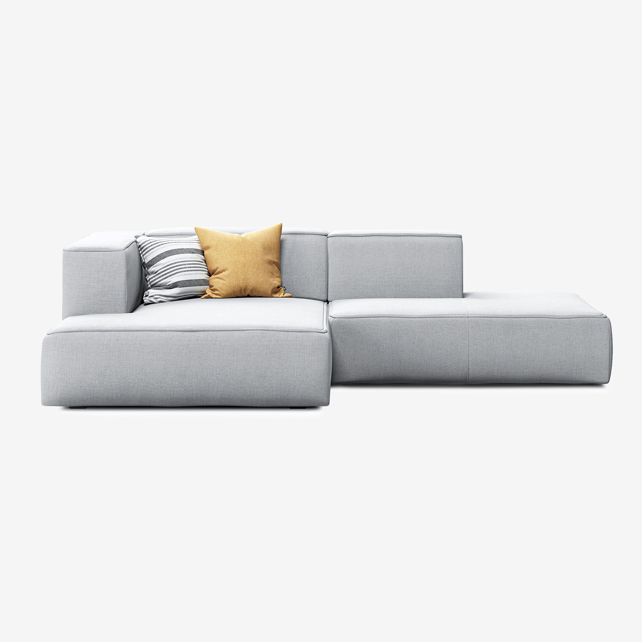 Meester Sofa 263x165 Nantes Grey Chine Links