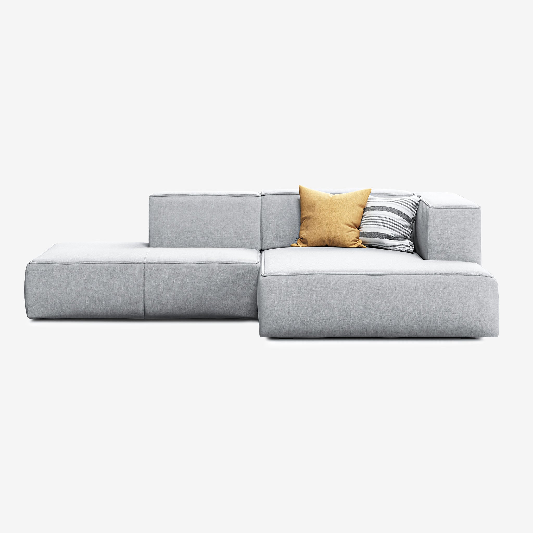 Meester Sofa 263x165 Nantes Grey Chine Rechts