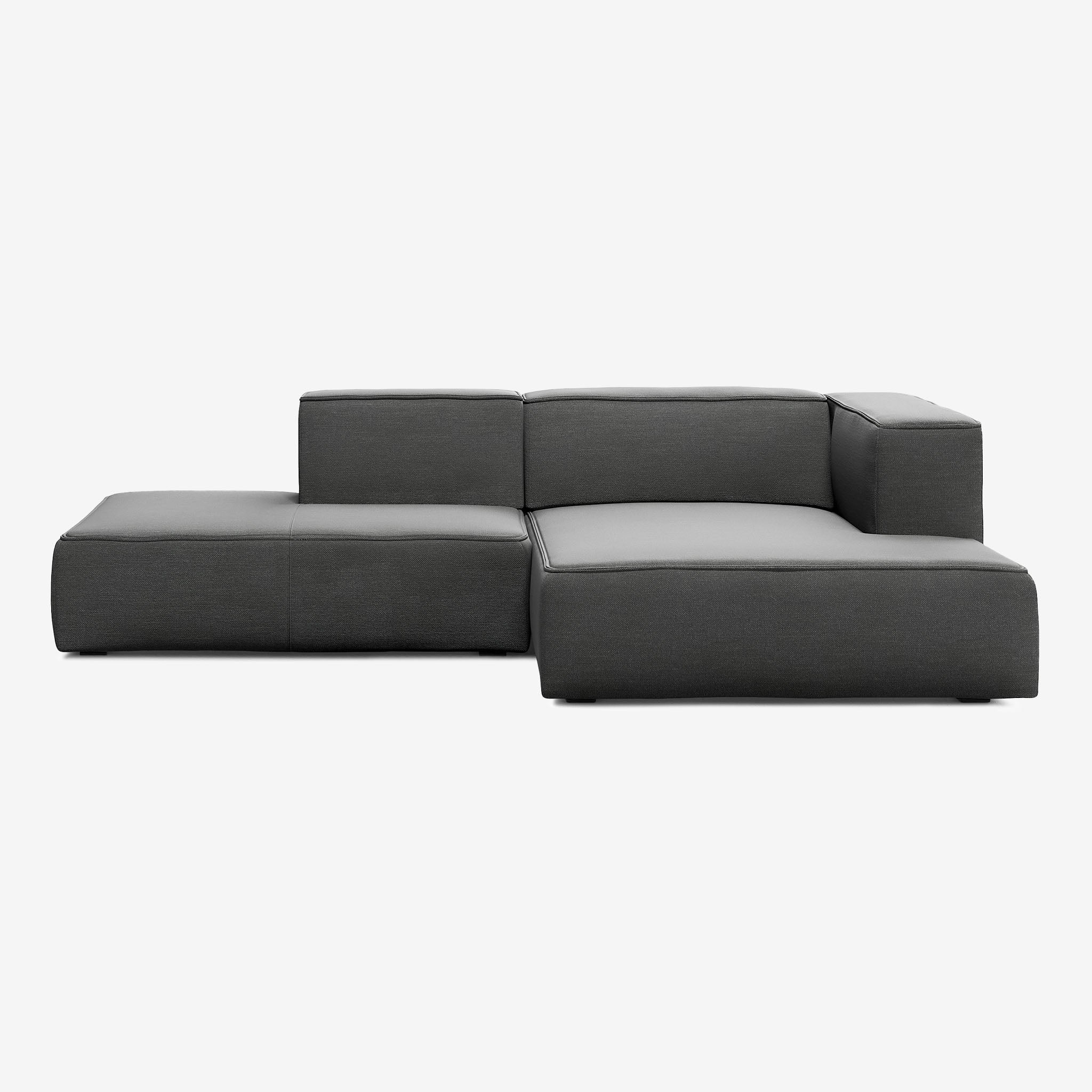 Meester Sofa 263x165 Nantes Sooty Rechts