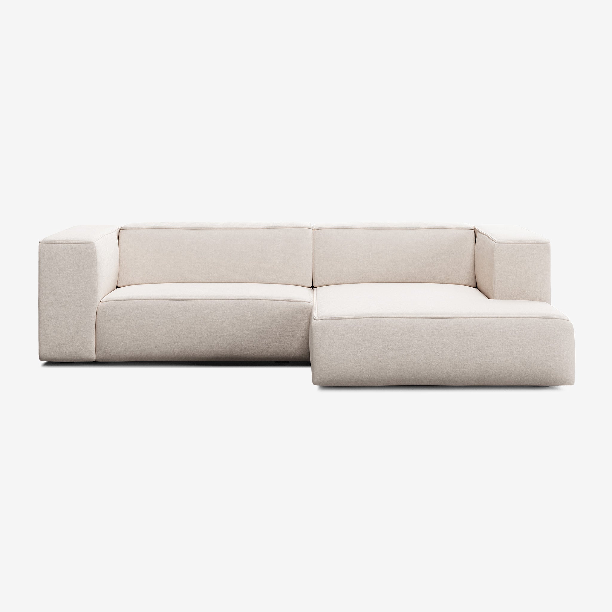 Meester Sofa 274x165 Nantes Linen Chalk Rechts