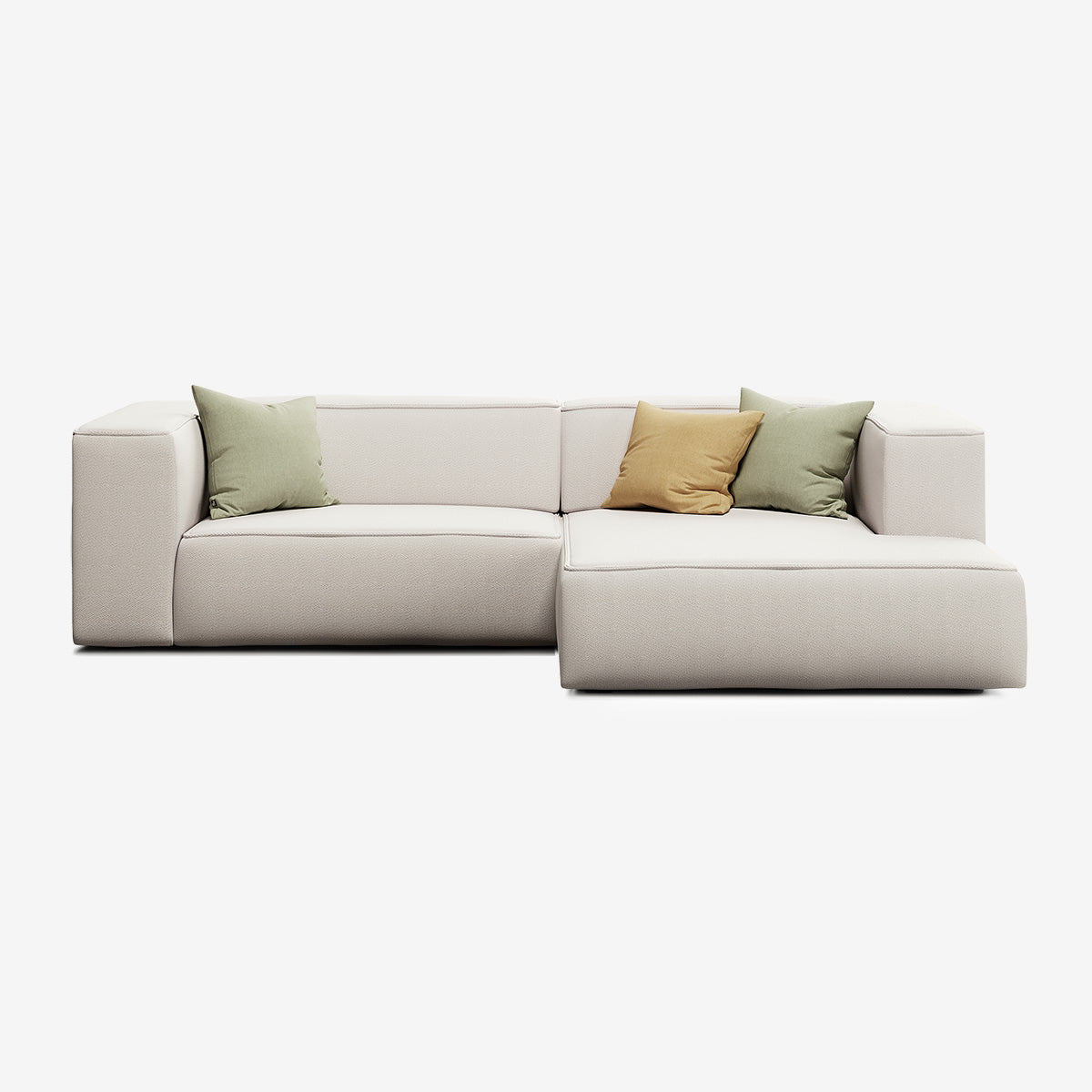 Meester Sofa 274x165 cm 3-Sitzer Rechts Loop Marble Rechts