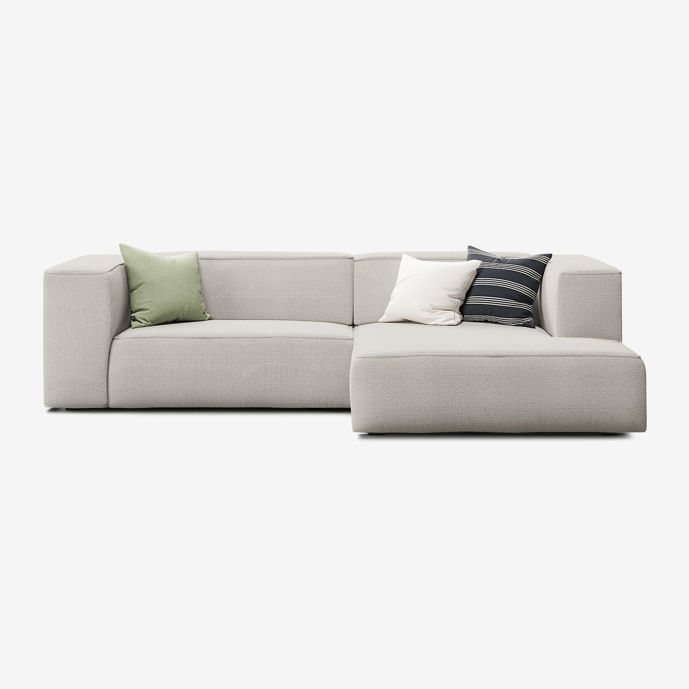 Meester Sofa 274x165 cm 4-Sitzer Rechts Savant Grey
