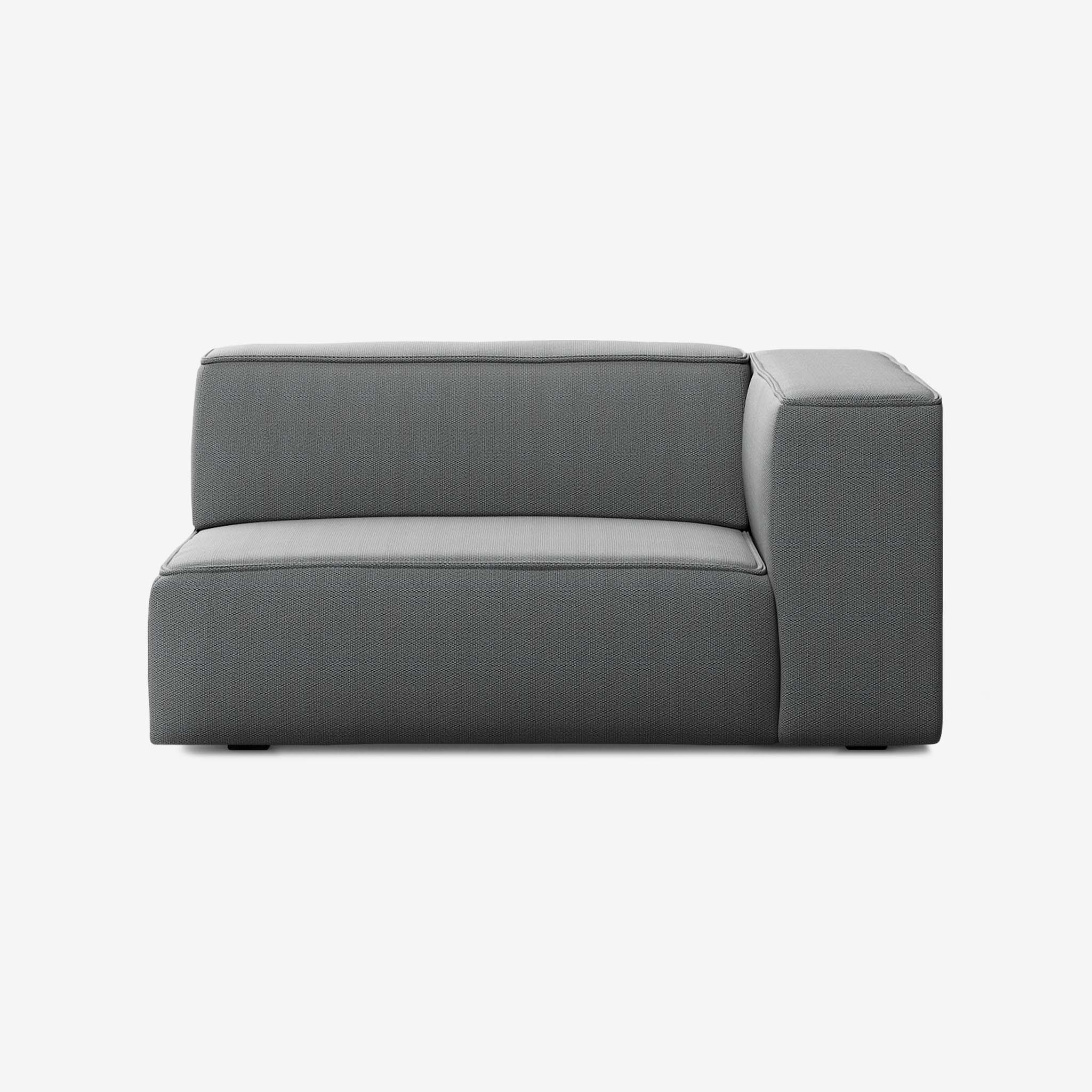 Meester Sofa 2 Sitzer Rechts Loop Charcoal