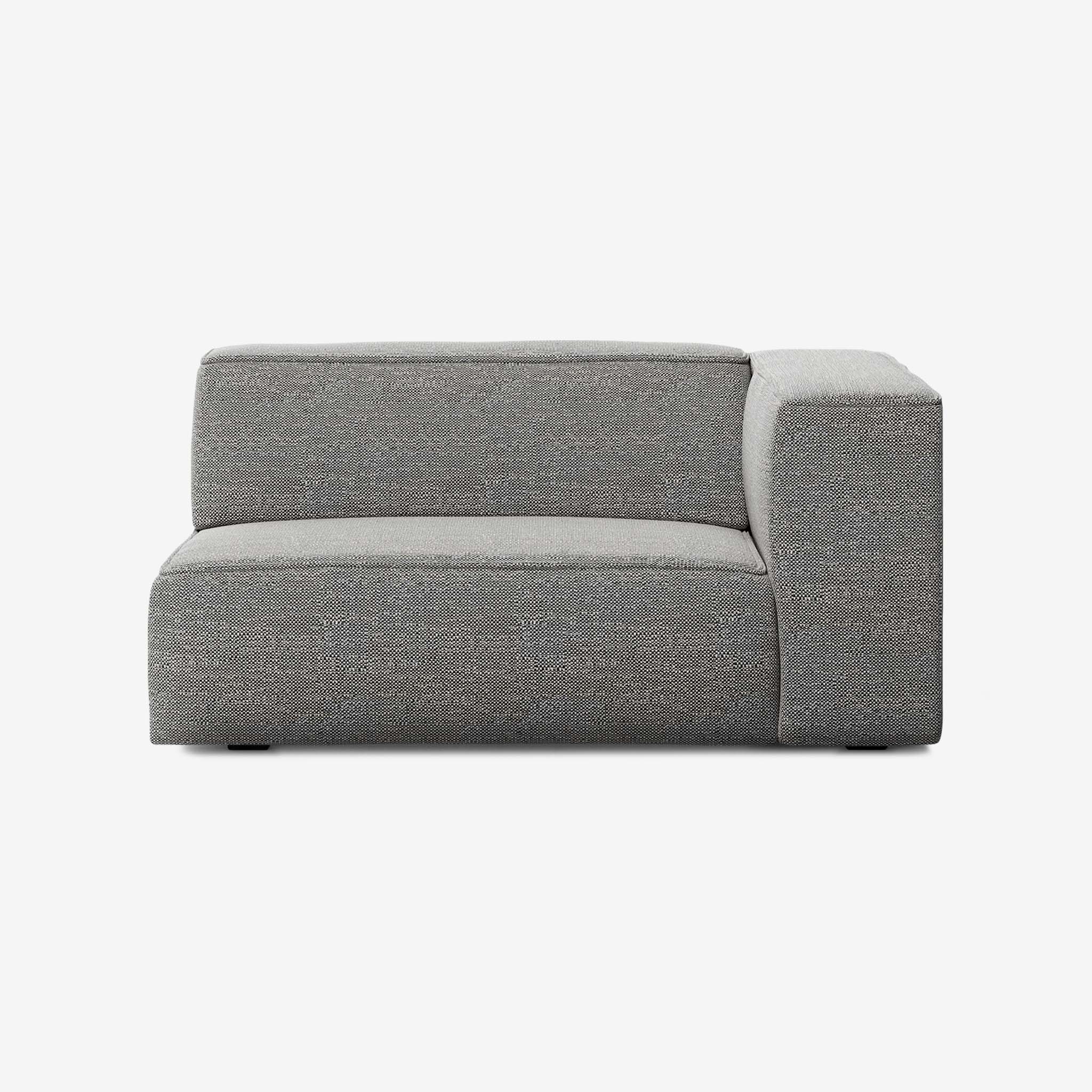 Meester Sofa 2 Sitzer Rechts Savant Zinc