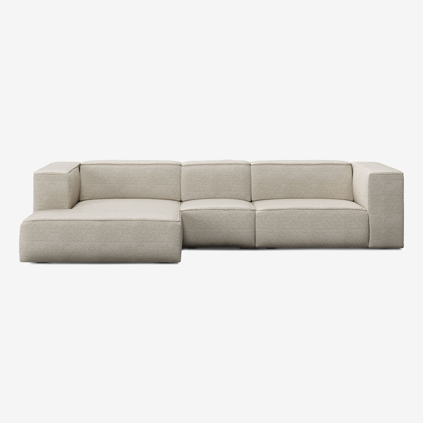 Meester Sofa 322x165 cm 5-Sitzer Links Tundra Gypsum