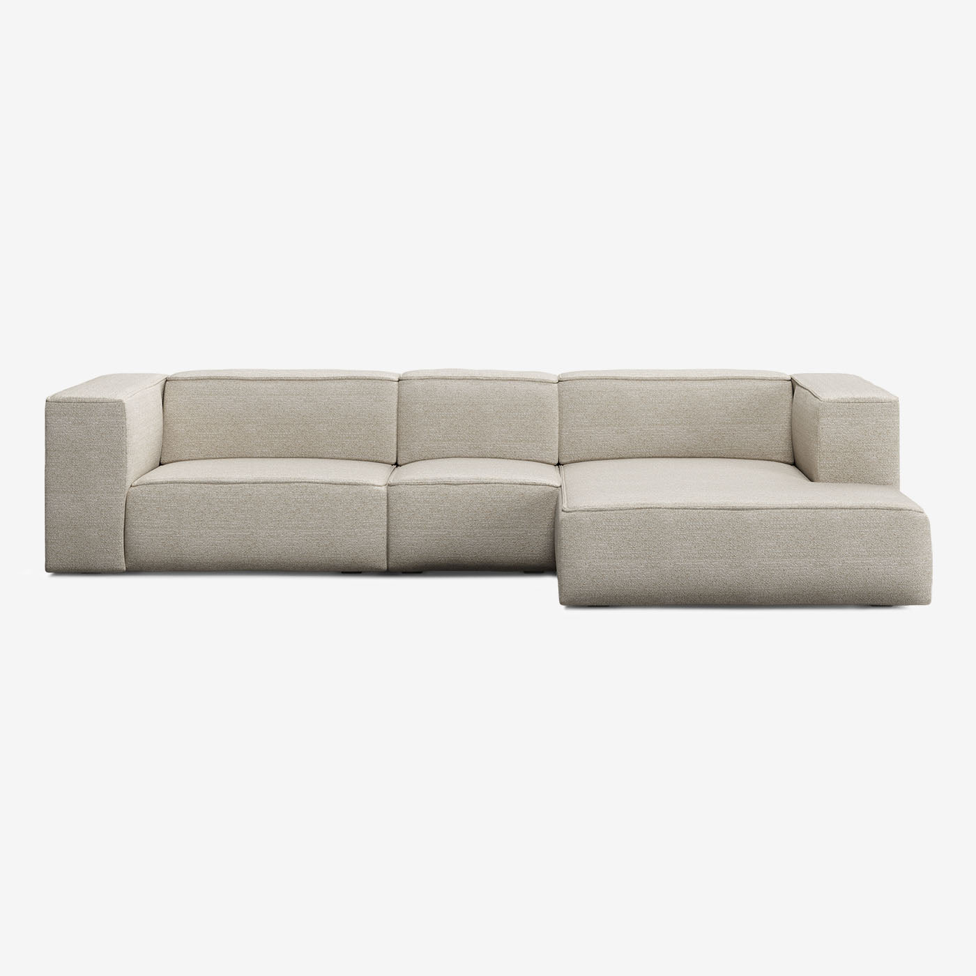 Meester Sofa 322x165 cm 5-Sitzer Rechts Tundra Gypsum
