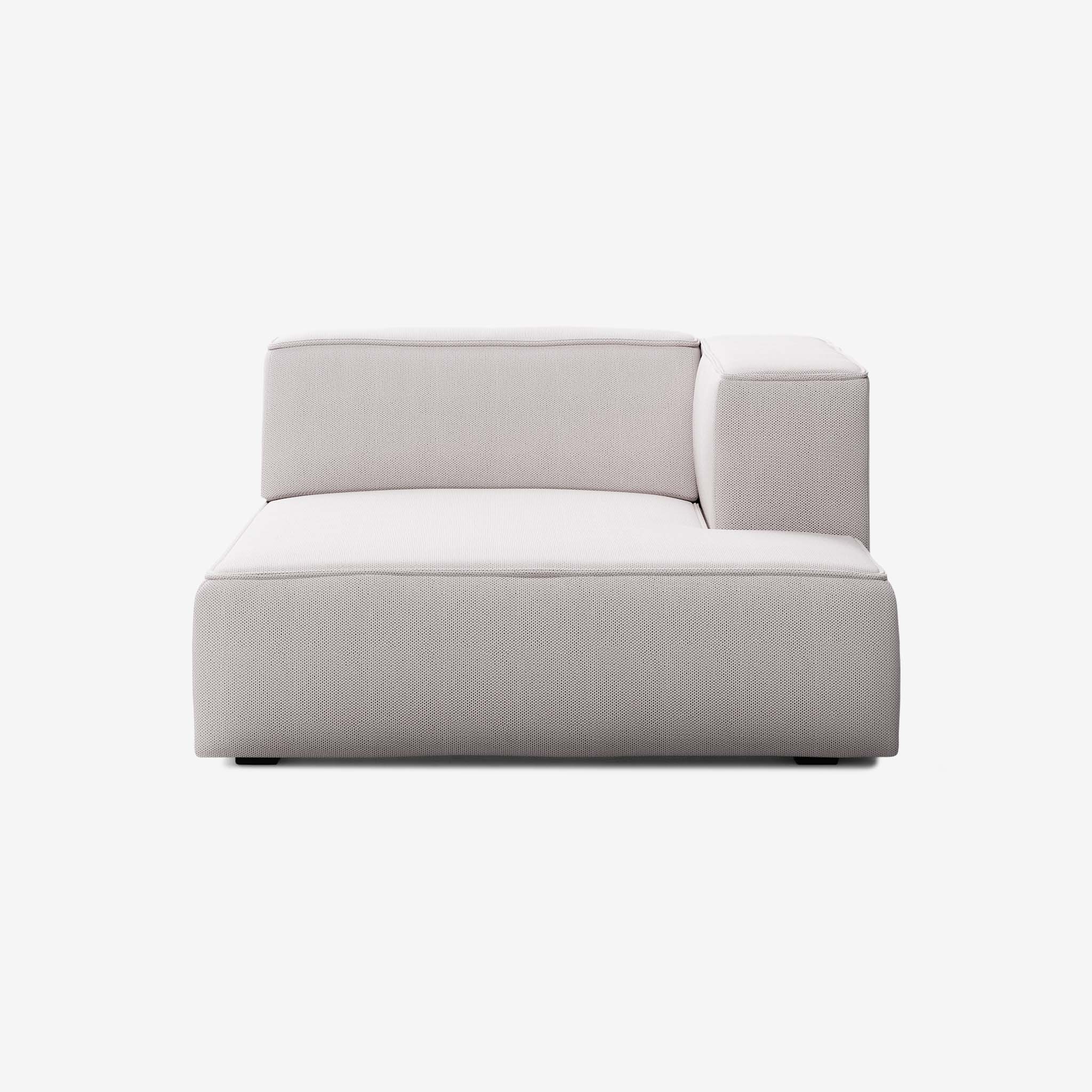 Meester Sofa Divan Rechts Arc Concrete