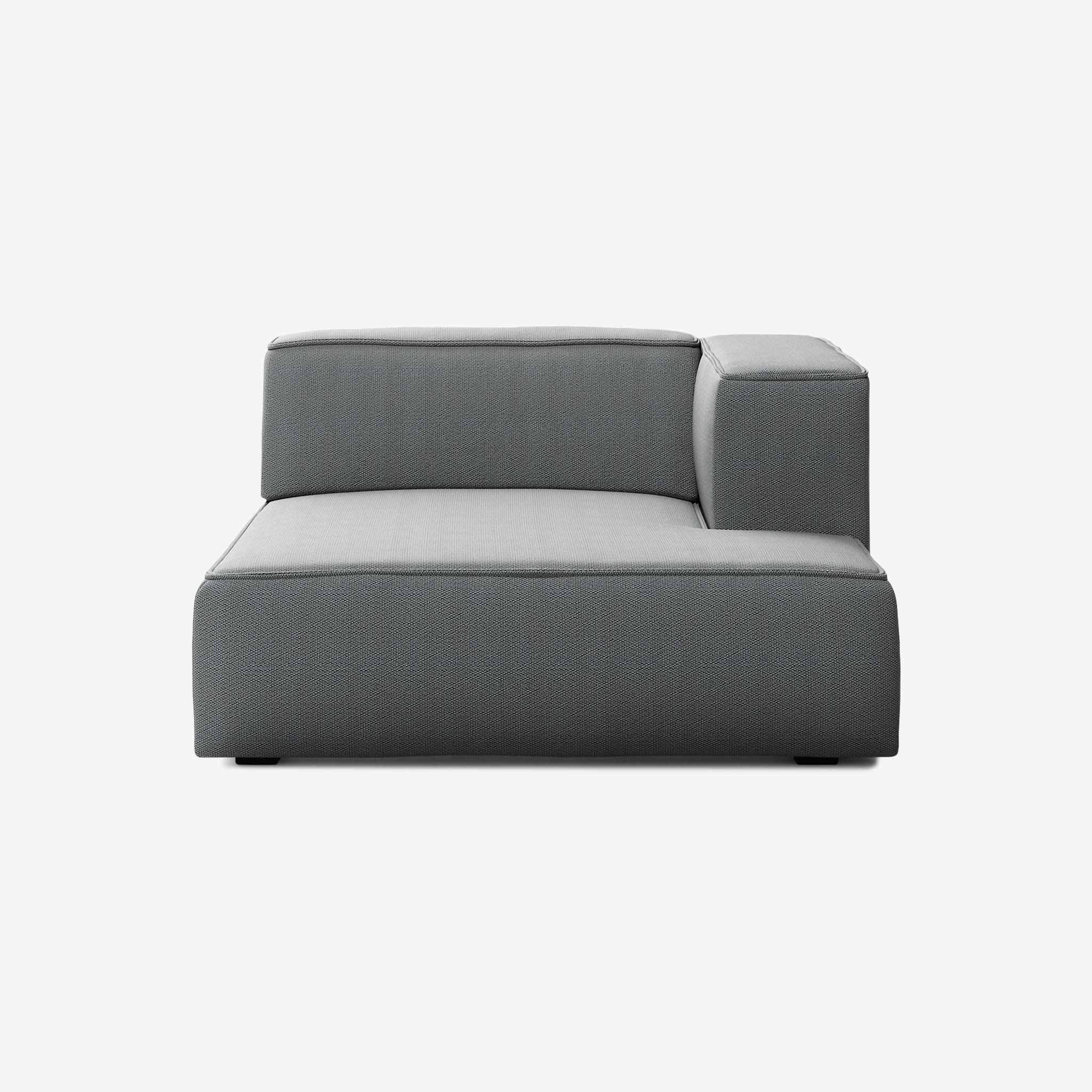 Meester Sofa Divan Rechts Loop Charcoal